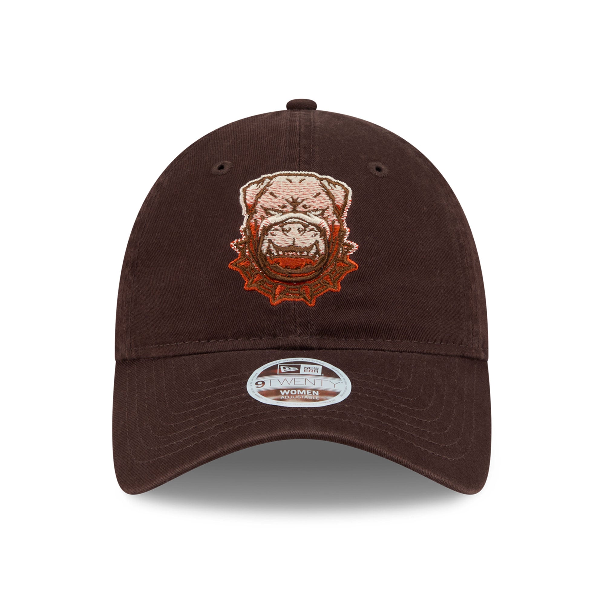 Women's New Era Brown Cleveland Browns Pumpkin Spice 9TWENTY Adjustable Hat