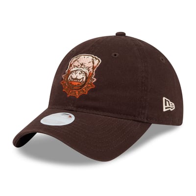 Cleveland Browns New Era Women's Pumpkin Spice 9TWENTY Adjustable Hat - Brown