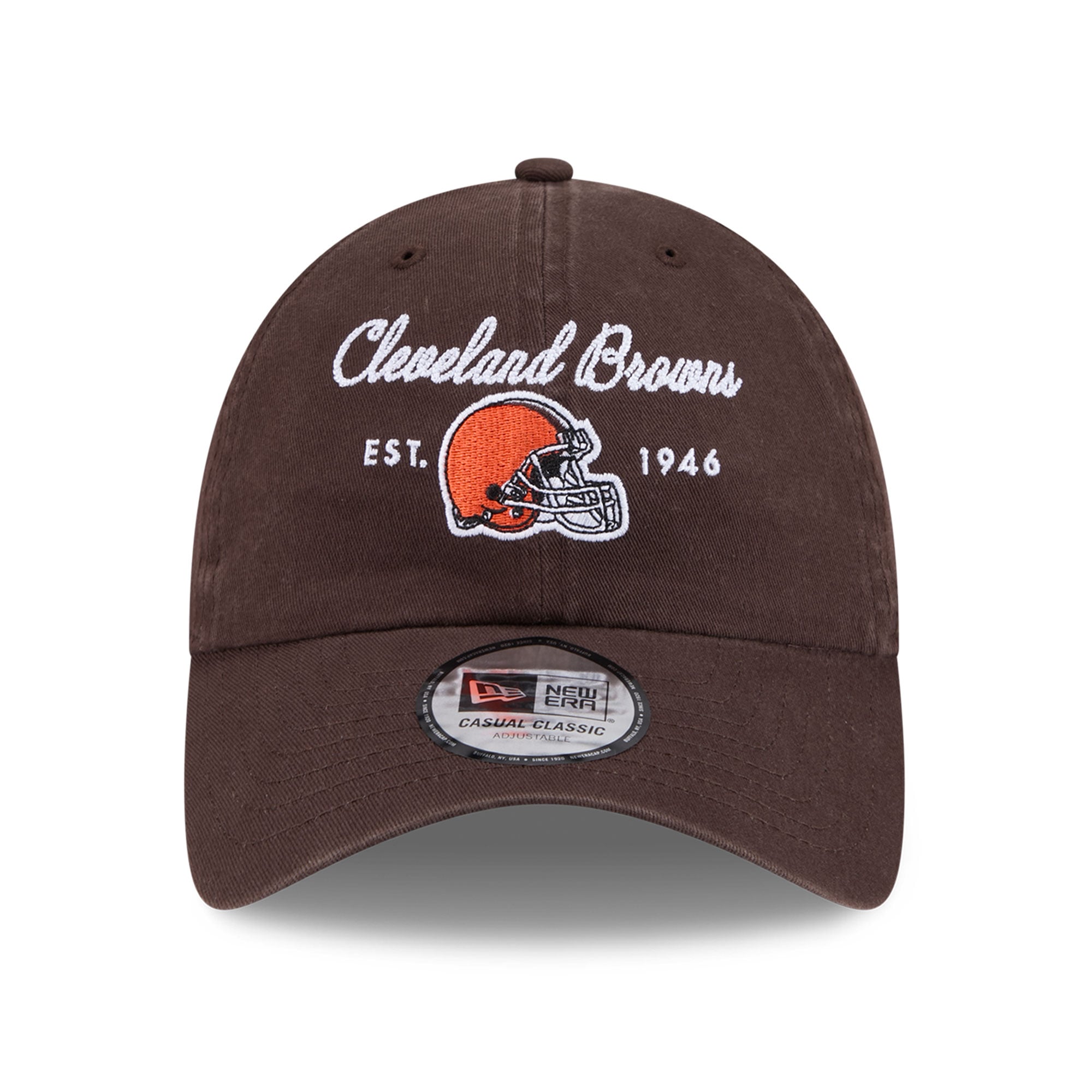 Women's New Era Brown Cleveland Browns Script Casual Classic Adjustable Hat