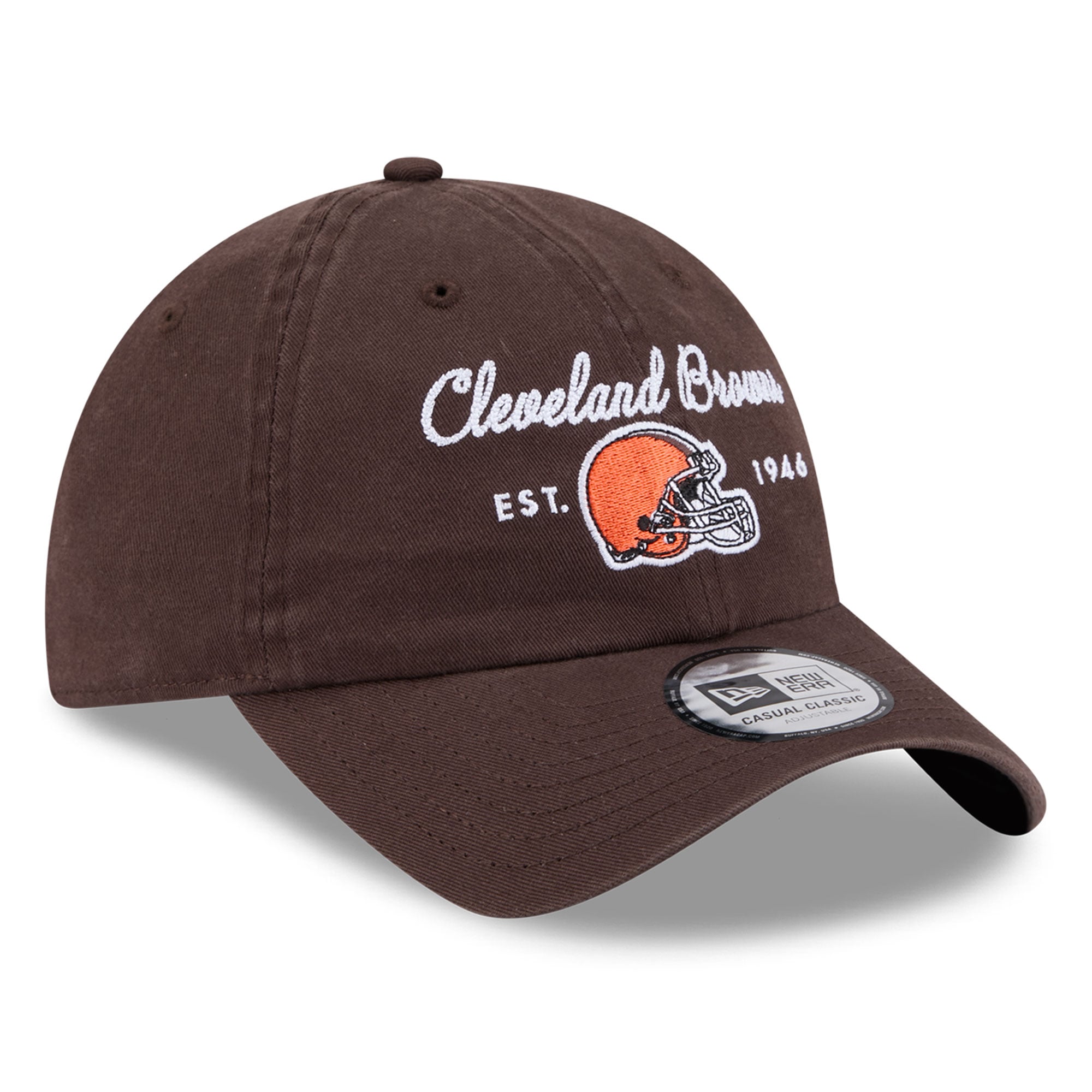 Women's New Era Brown Cleveland Browns Script Casual Classic Adjustable Hat