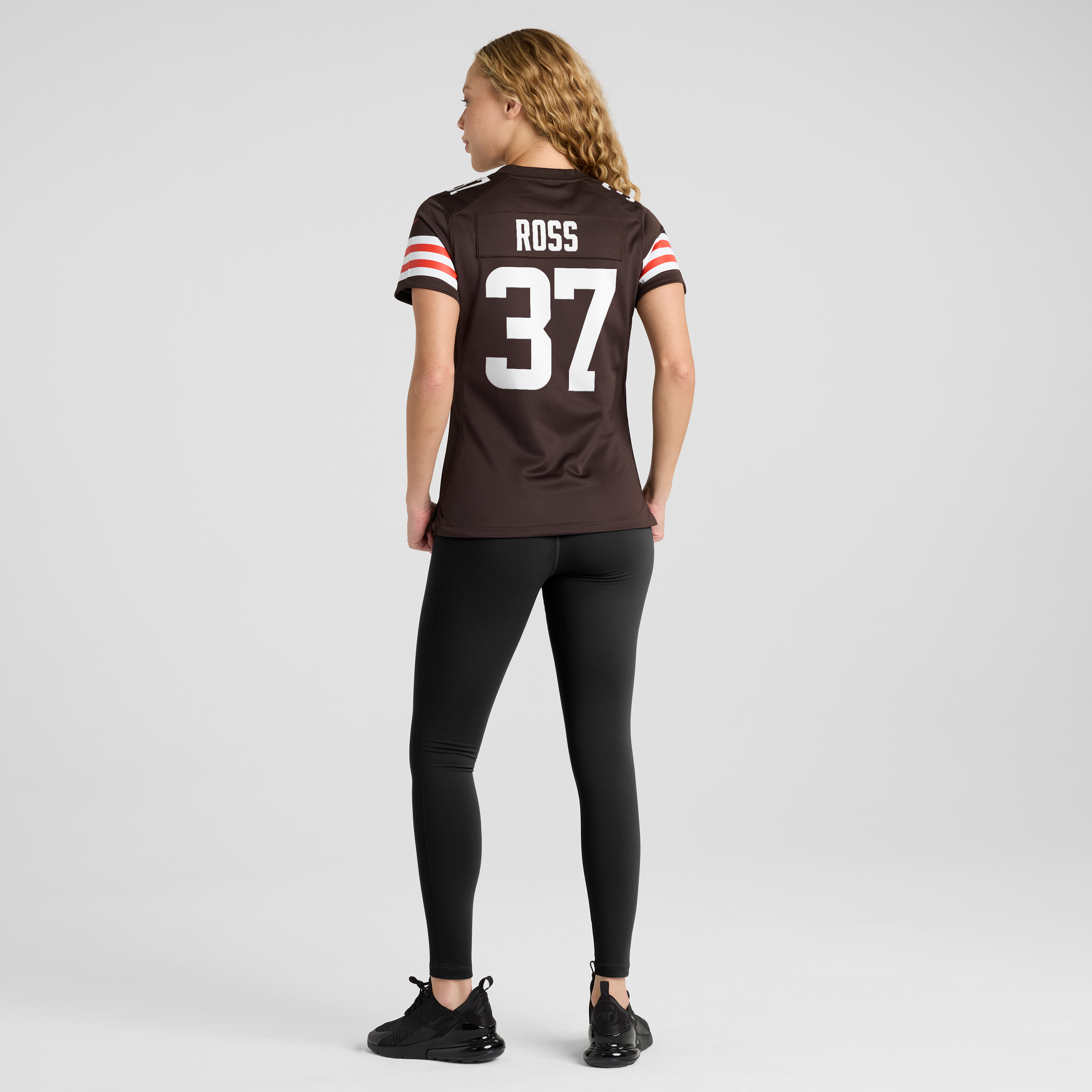 Maillot de match Nike D'Angelo Ross Brown des Cleveland Browns pour femmes