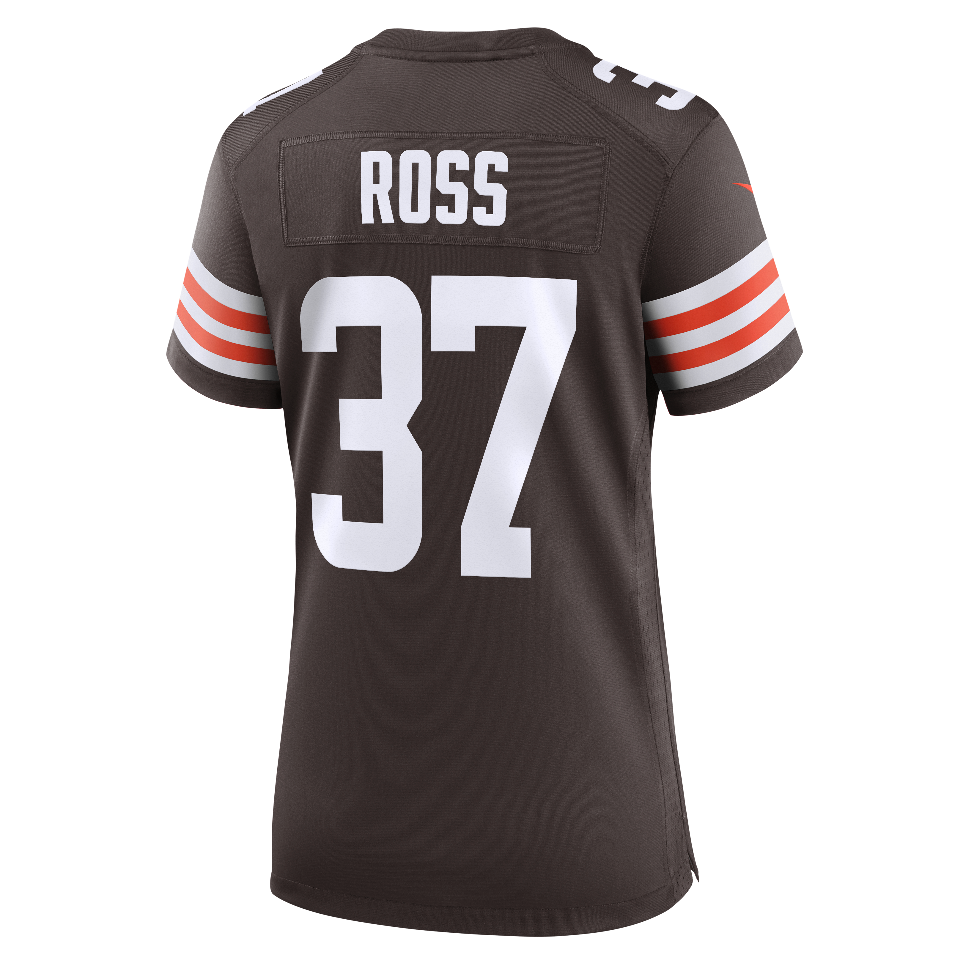 Maillot de match Nike D'Angelo Ross Brown des Cleveland Browns pour femmes