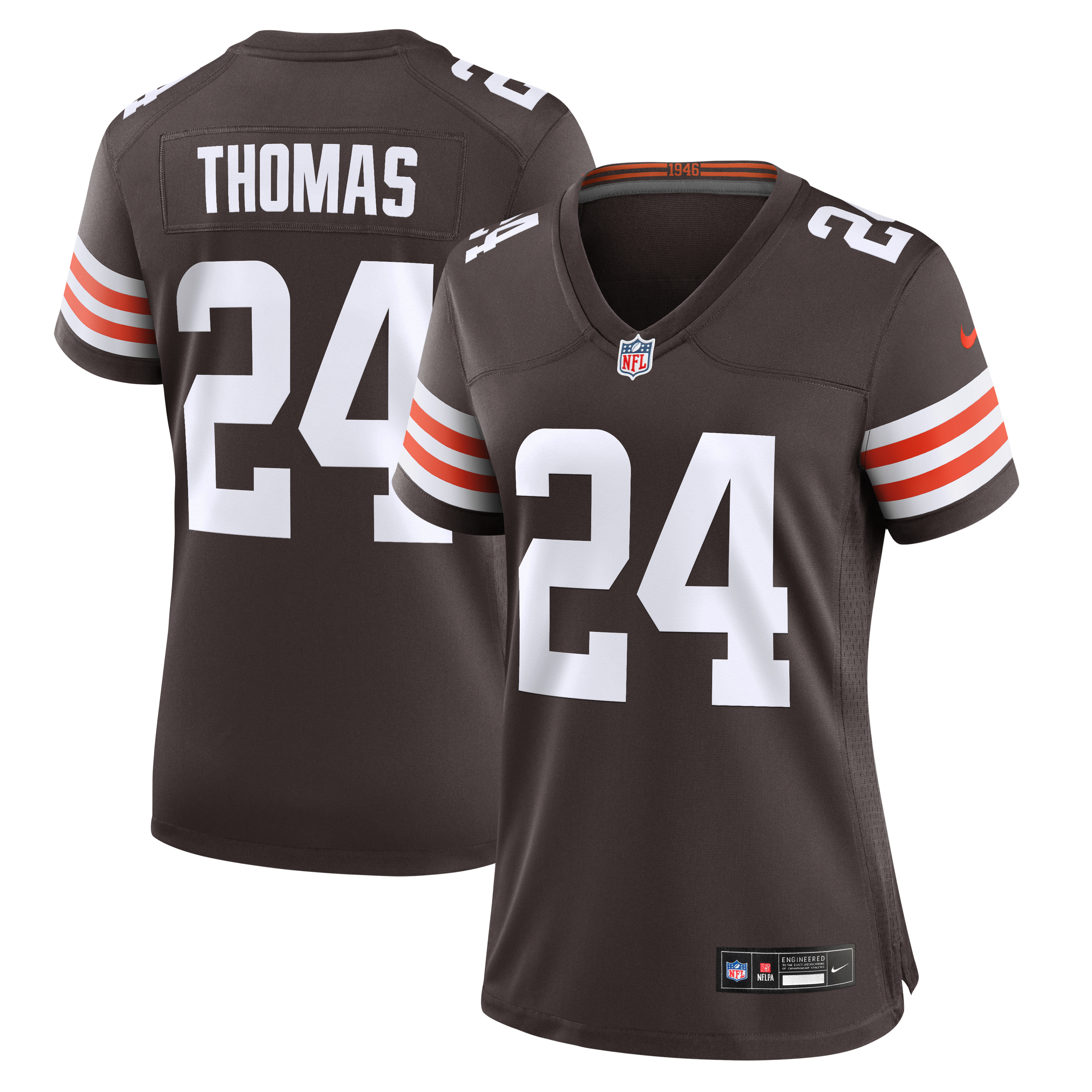 Maillot de match Nike pour femme, Daniel Thomas Brown, Cleveland Browns