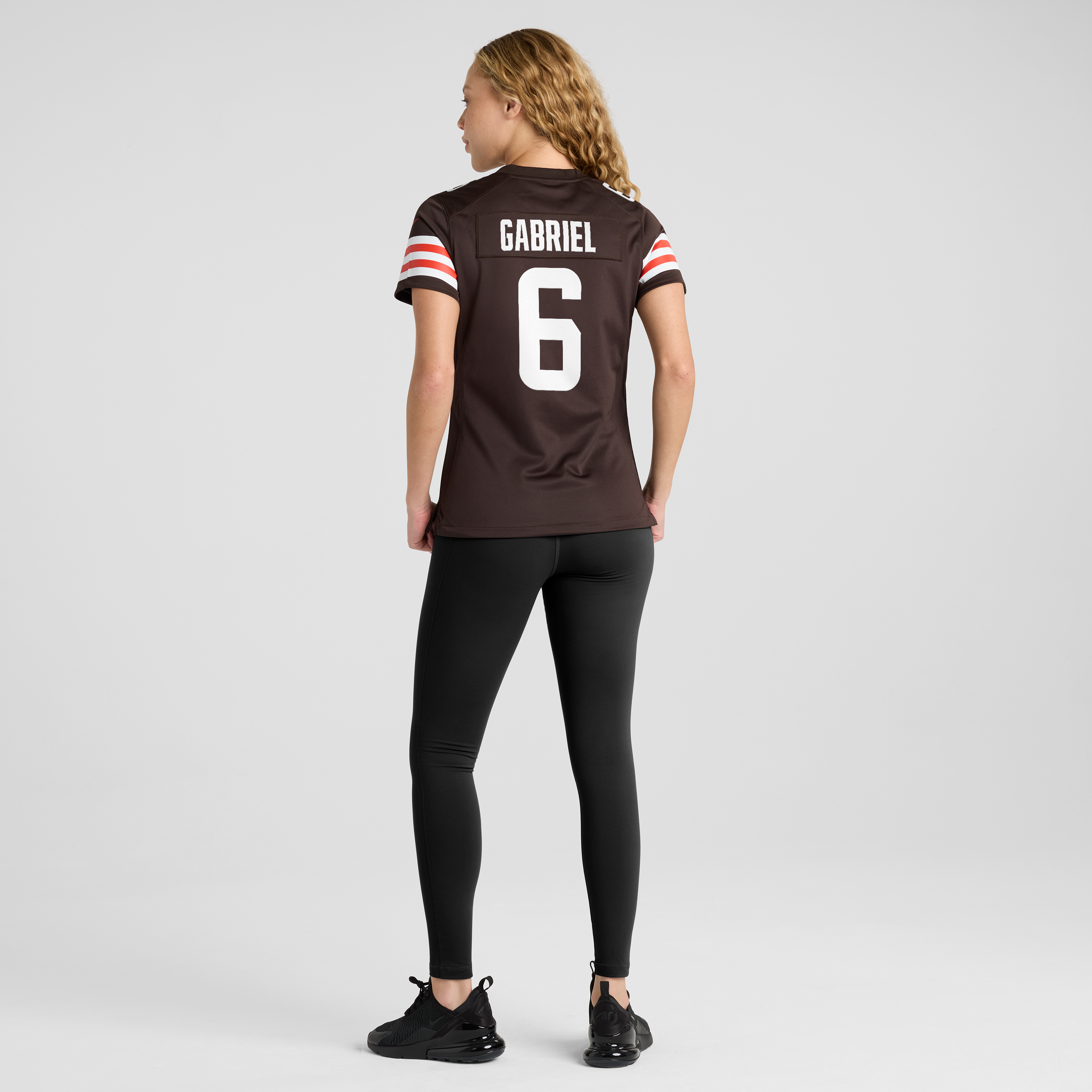 Women's Nike Dillon Gabriel Brown Cleveland Browns Team Game Jersey