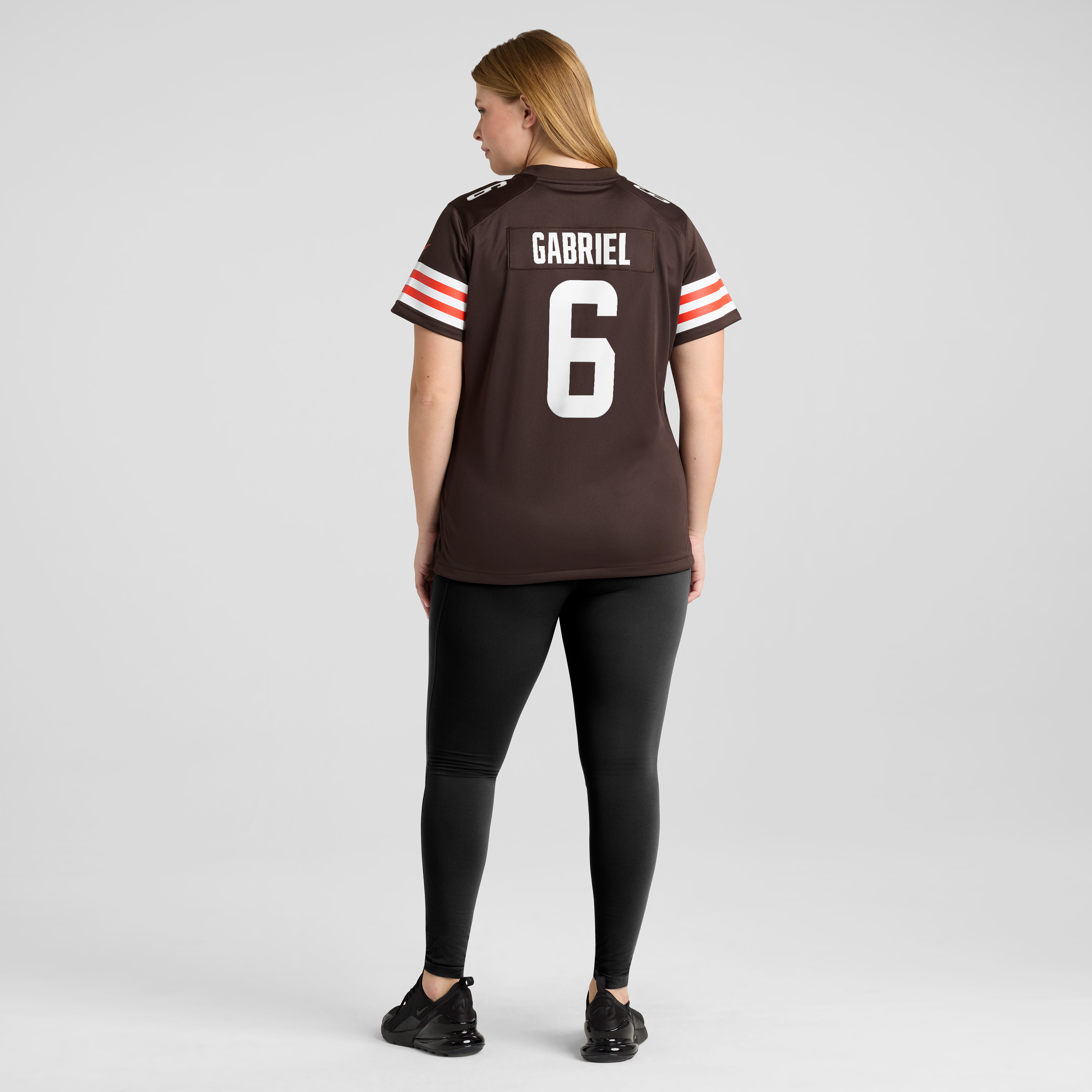 Women's Nike Dillon Gabriel Brown Cleveland Browns Team Game Jersey