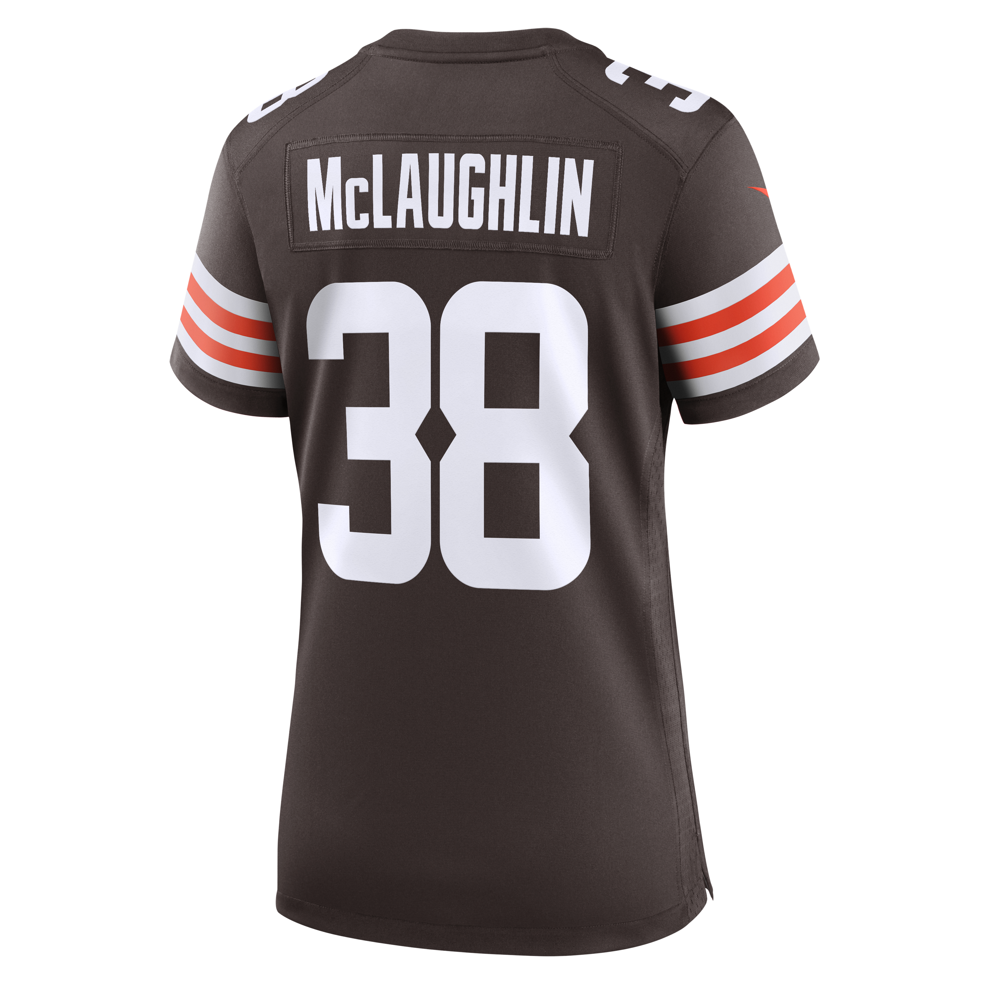 Maillot de match Nike pour femme Jaleel McLaughlin Brown des Cleveland Browns