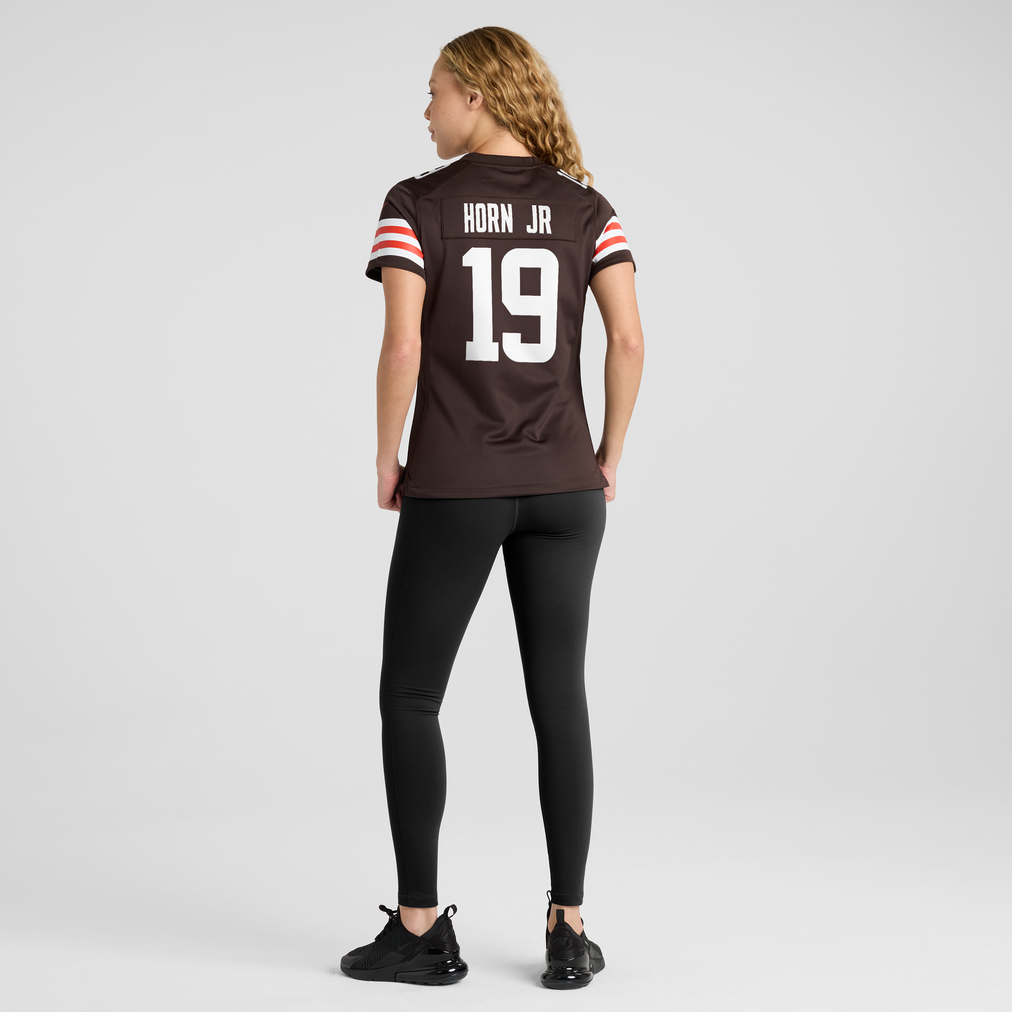 Maillot de match Nike pour femme Jimmy Horn Jr. Brown des Cleveland Browns