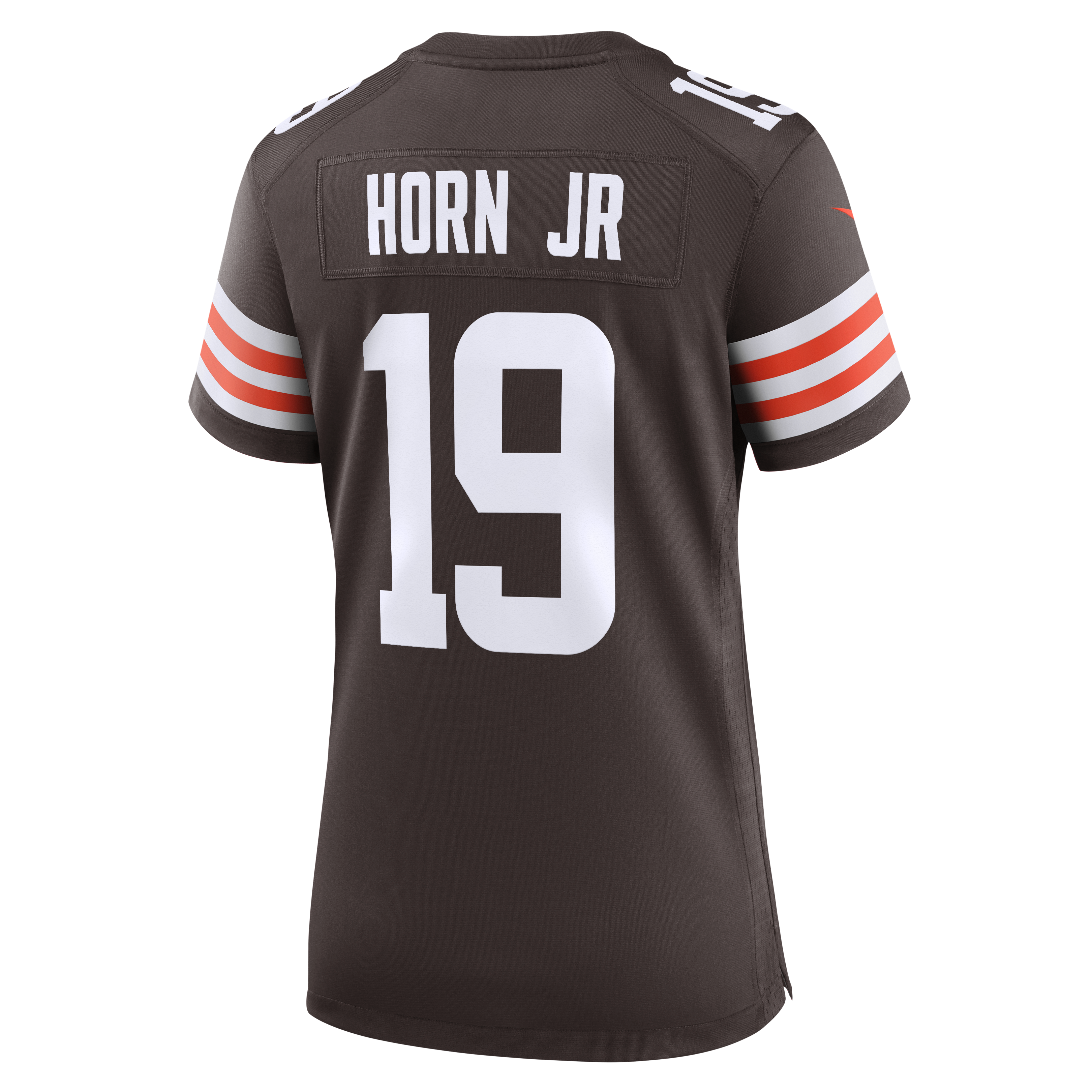 Maillot de match Nike pour femme Jimmy Horn Jr. Brown des Cleveland Browns