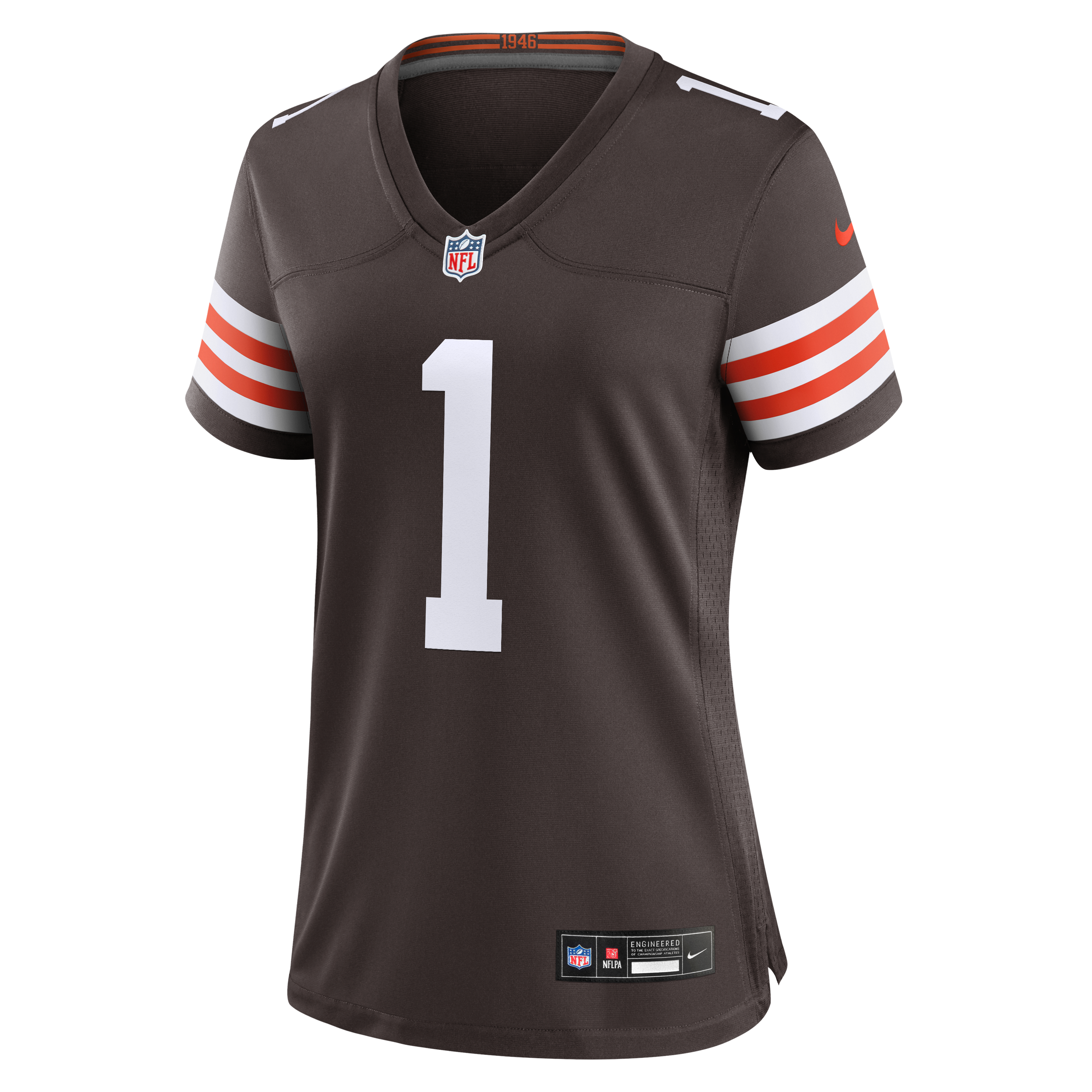 Maillot de match Nike KC Concepcion Jr. marron des Cleveland Browns pour femmes