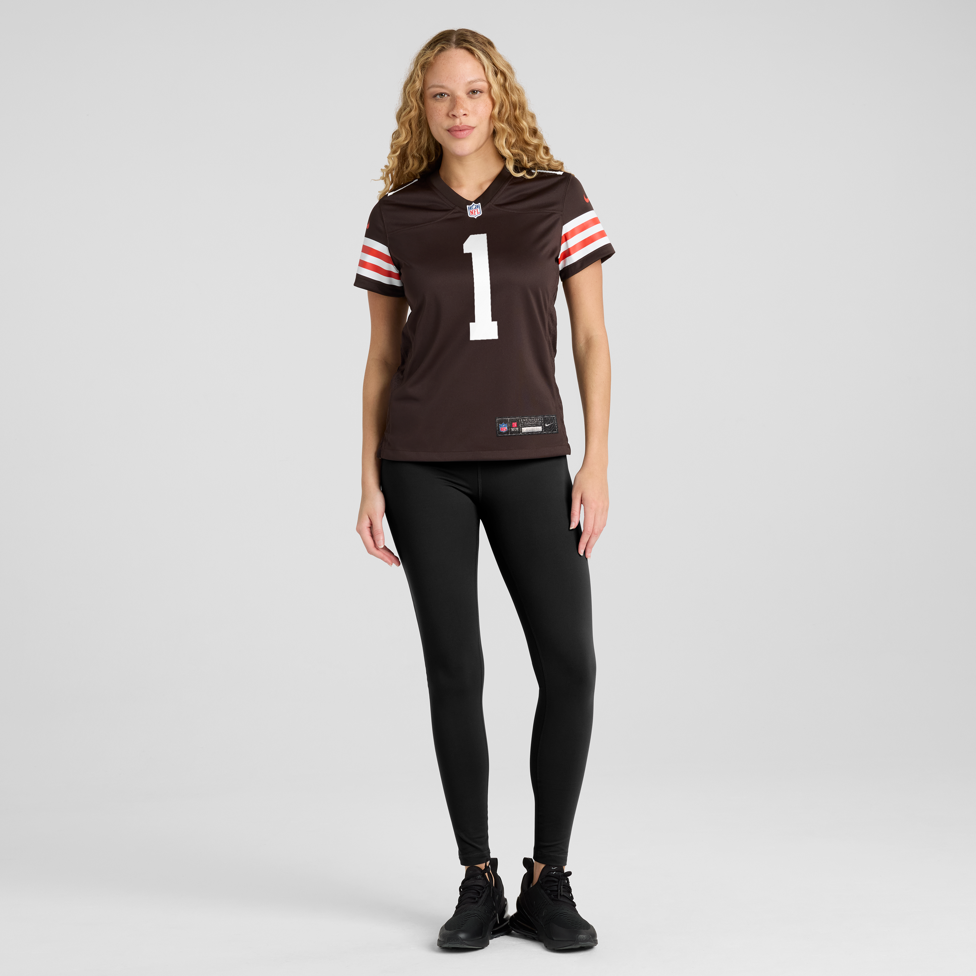 Maillot de match Nike KC Concepcion Jr. marron des Cleveland Browns pour femmes