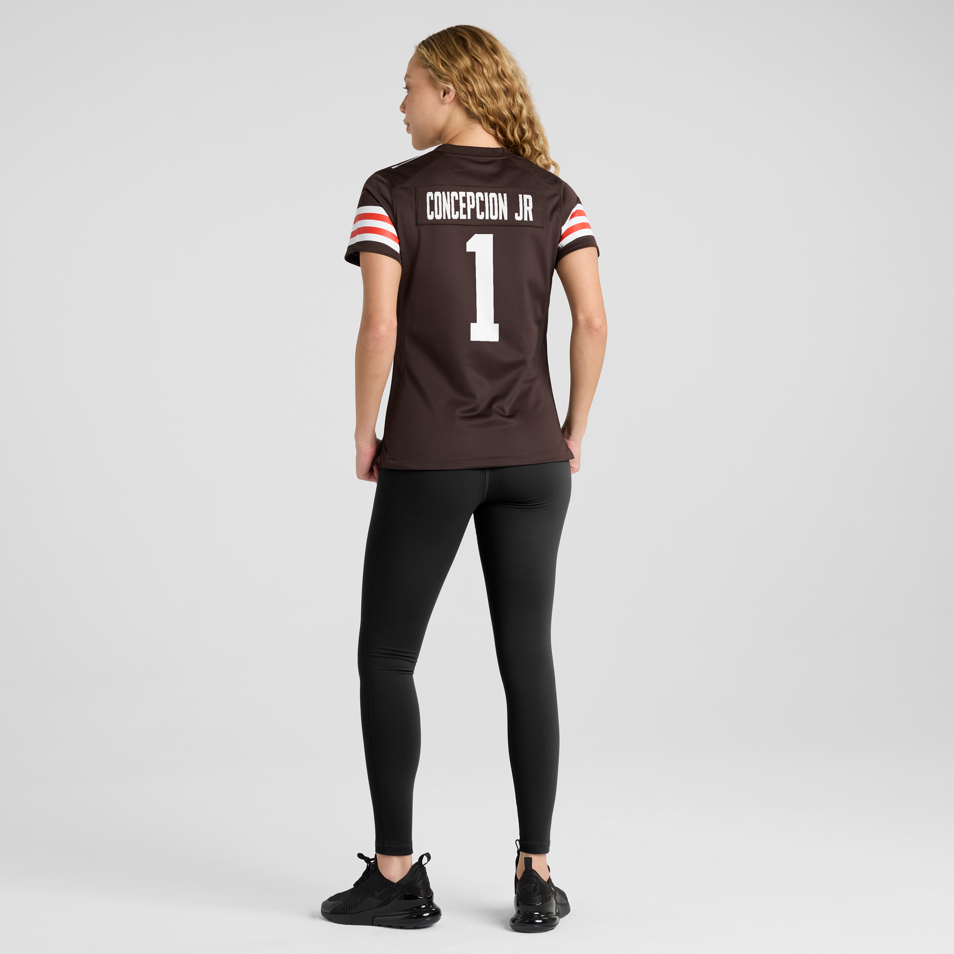 Maillot de match Nike KC Concepcion Jr. marron des Cleveland Browns pour femmes