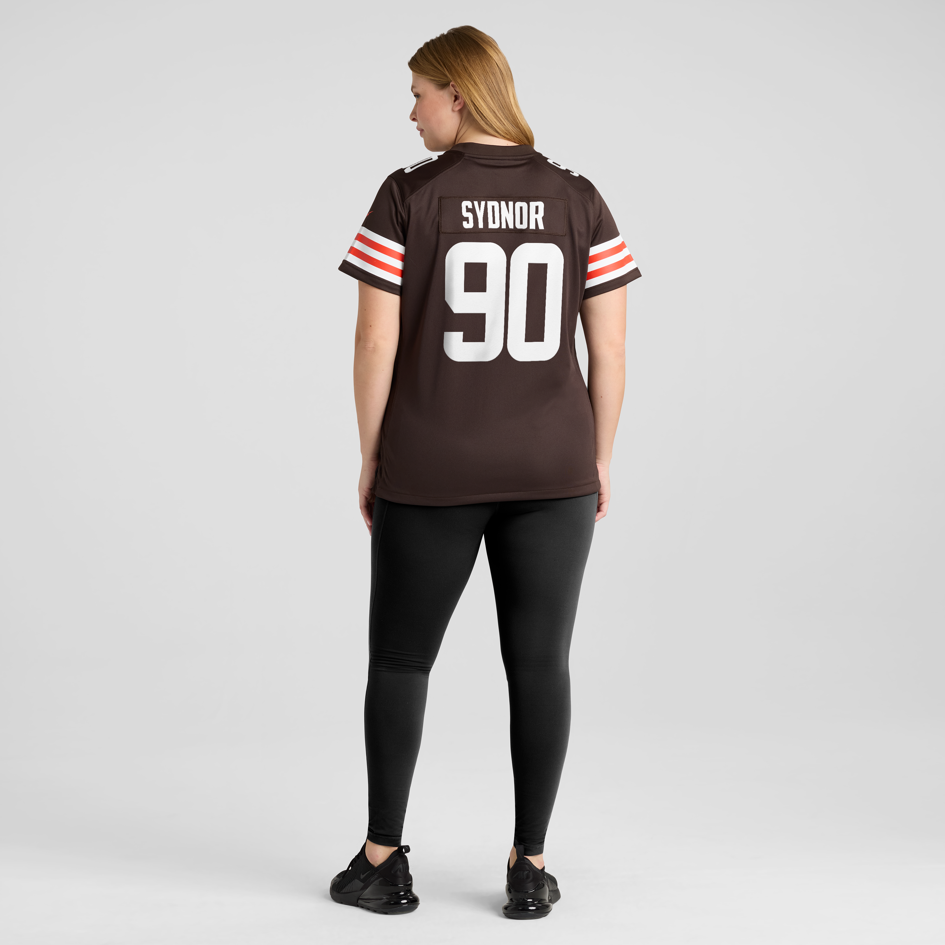 Maillot de match Nike Khordae Sydnor Brown pour femme, équipe des Cleveland Browns