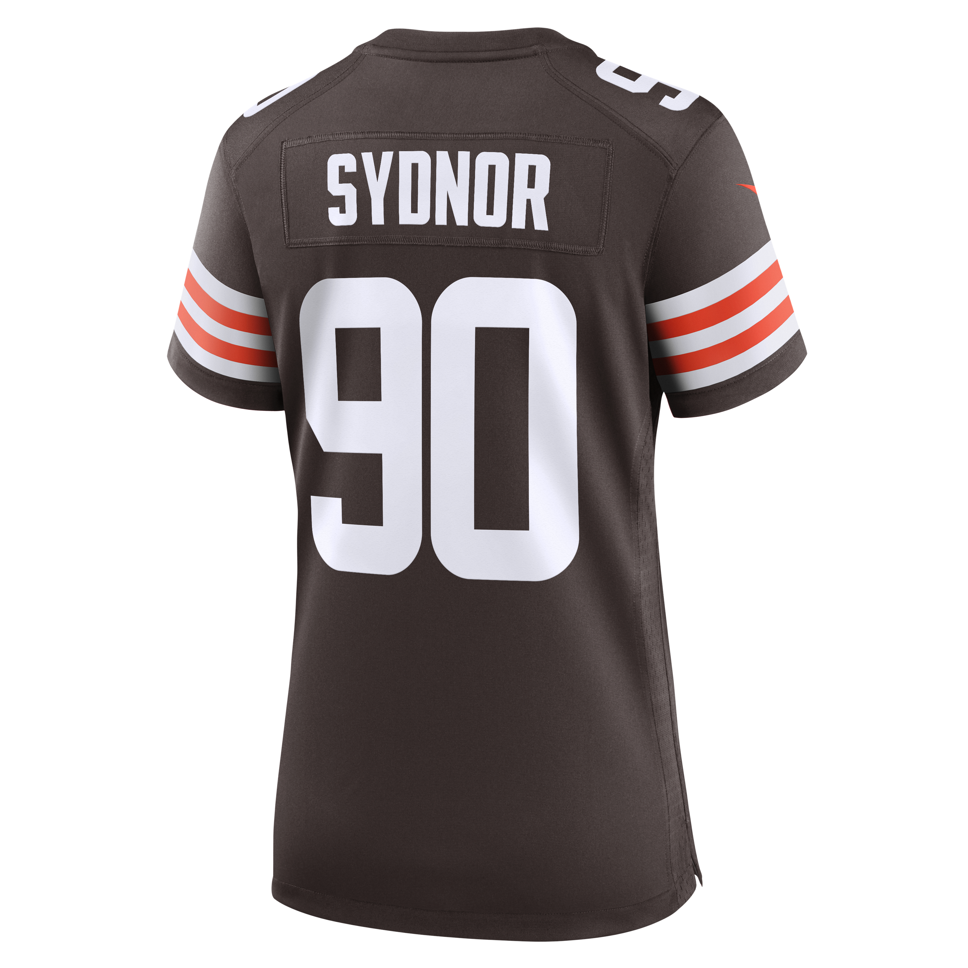 Maillot de match Nike Khordae Sydnor Brown pour femme, équipe des Cleveland Browns