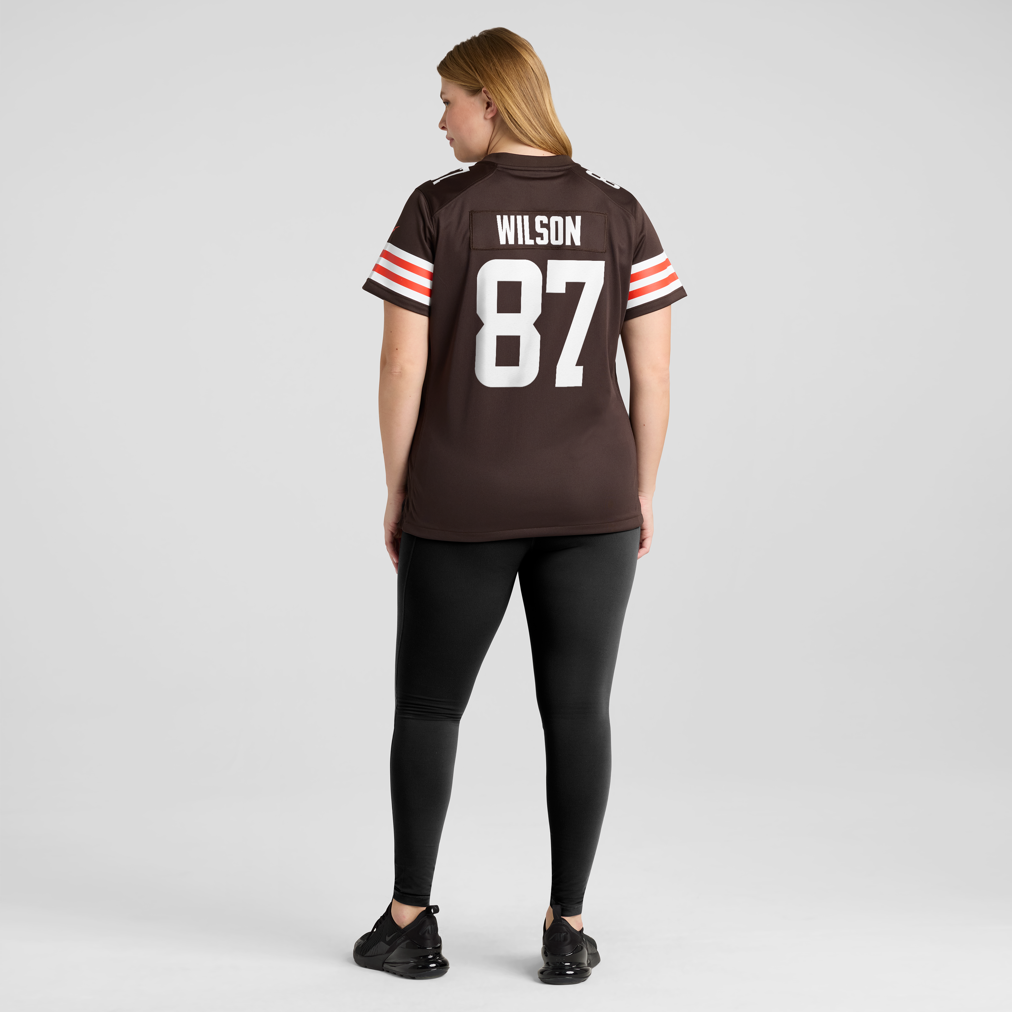 Women's Nike Kole Wilson Brown Cleveland Browns Team Game Jersey