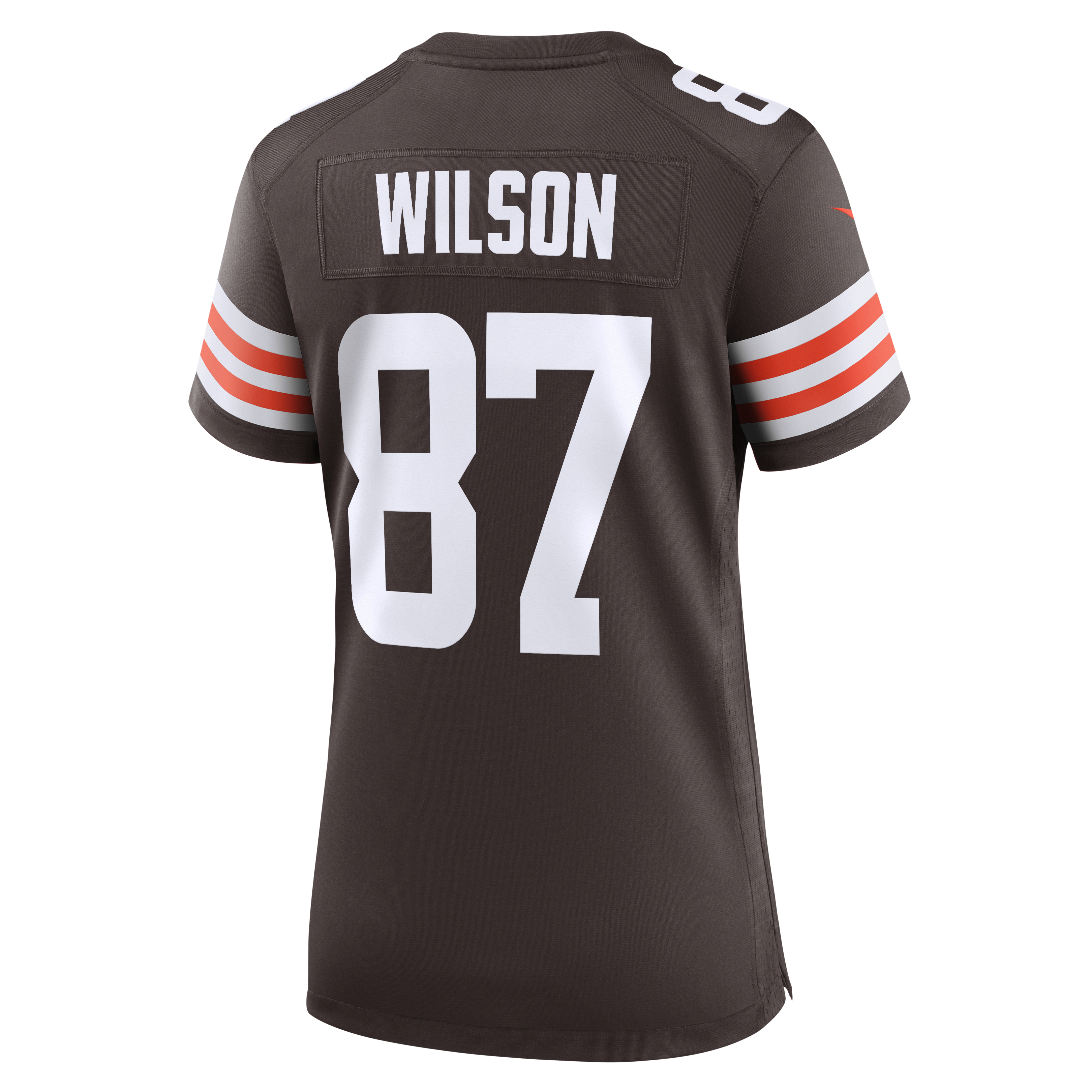 Women's Nike Kole Wilson Brown Cleveland Browns Team Game Jersey