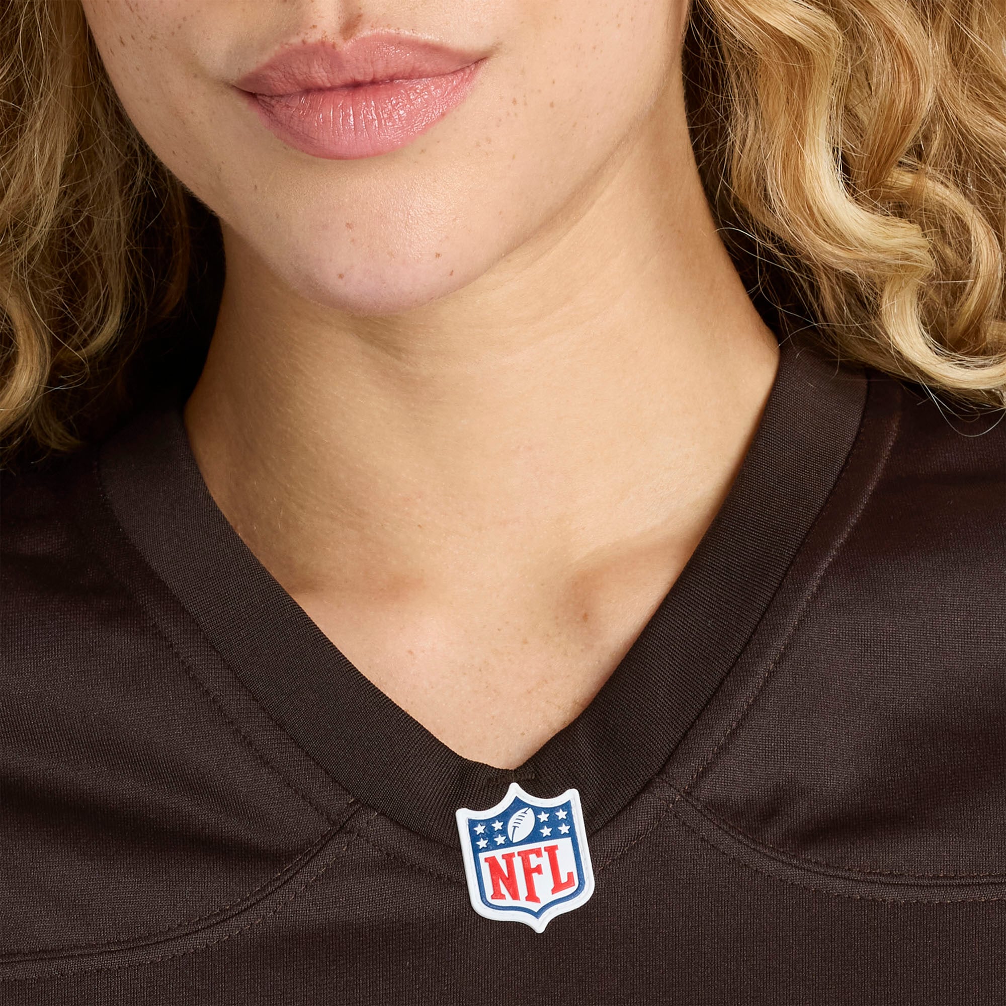 Women's Nike Krys Barnes Brown Cleveland Browns Team Game Jersey