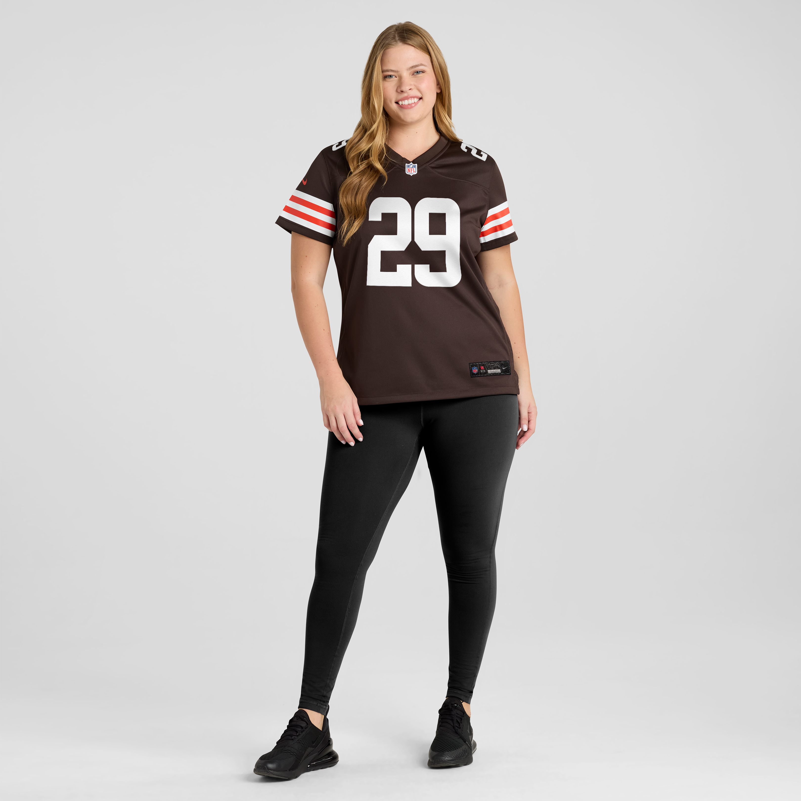 Maillot de match Nike Mekhi Blackmon marron des Cleveland Browns pour femmes