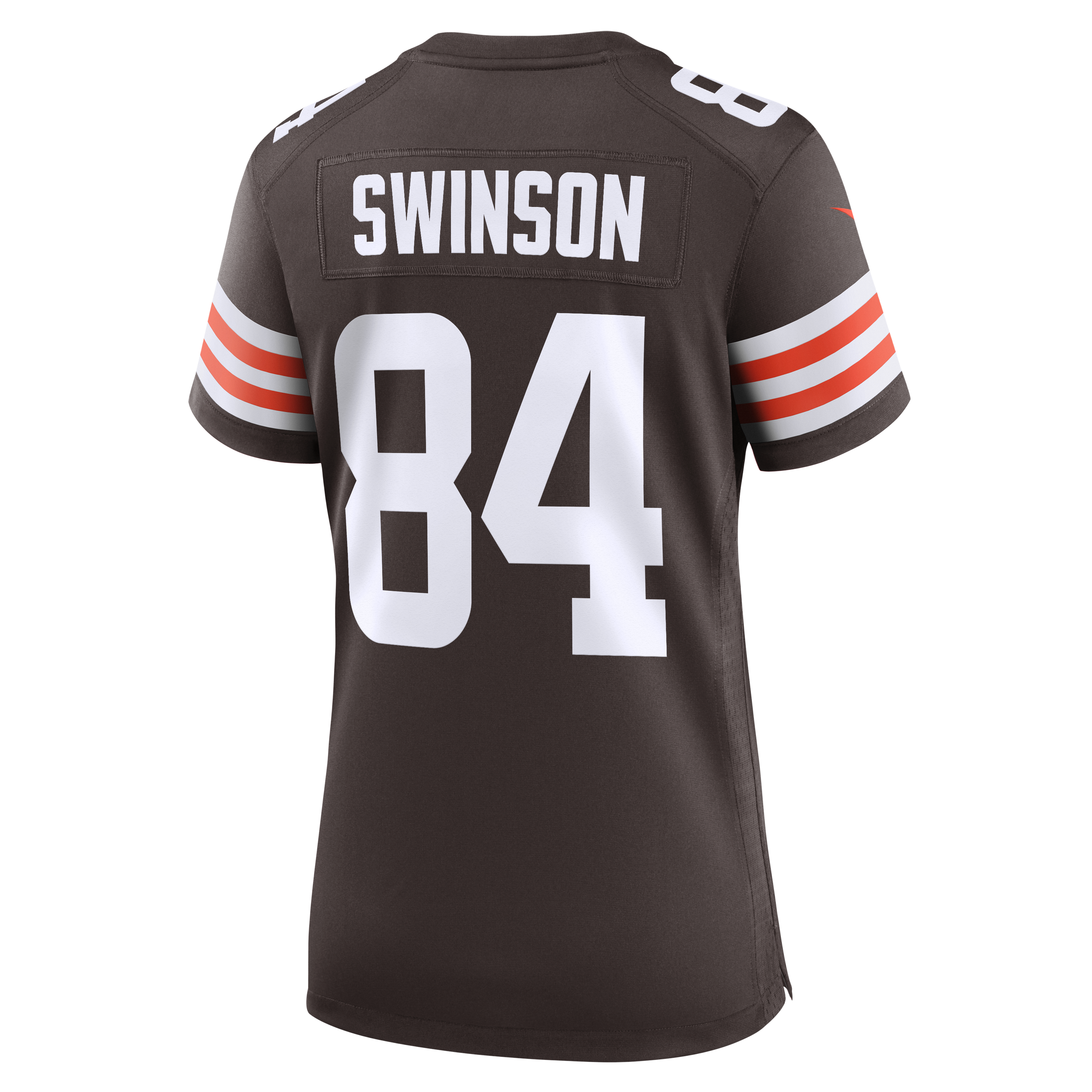 Maillot de match Nike Messiah Swinson marron des Cleveland Browns pour femmes