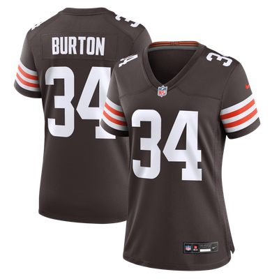 Michael Burton Cleveland Browns Nike Women's Team Game Jersey - Brown
