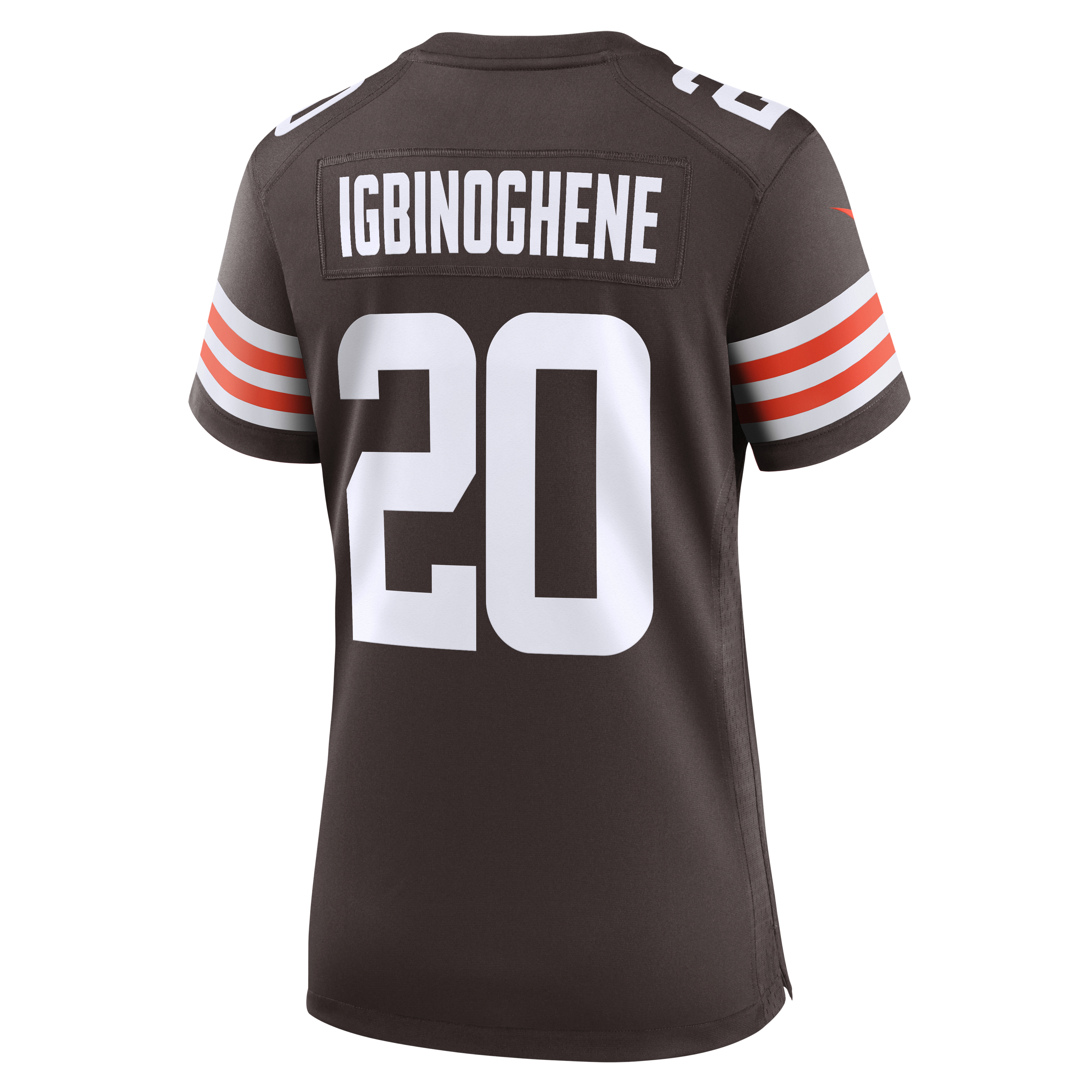 Women's Nike Noah Igbinoghene Brown Cleveland Browns Team Game Jersey