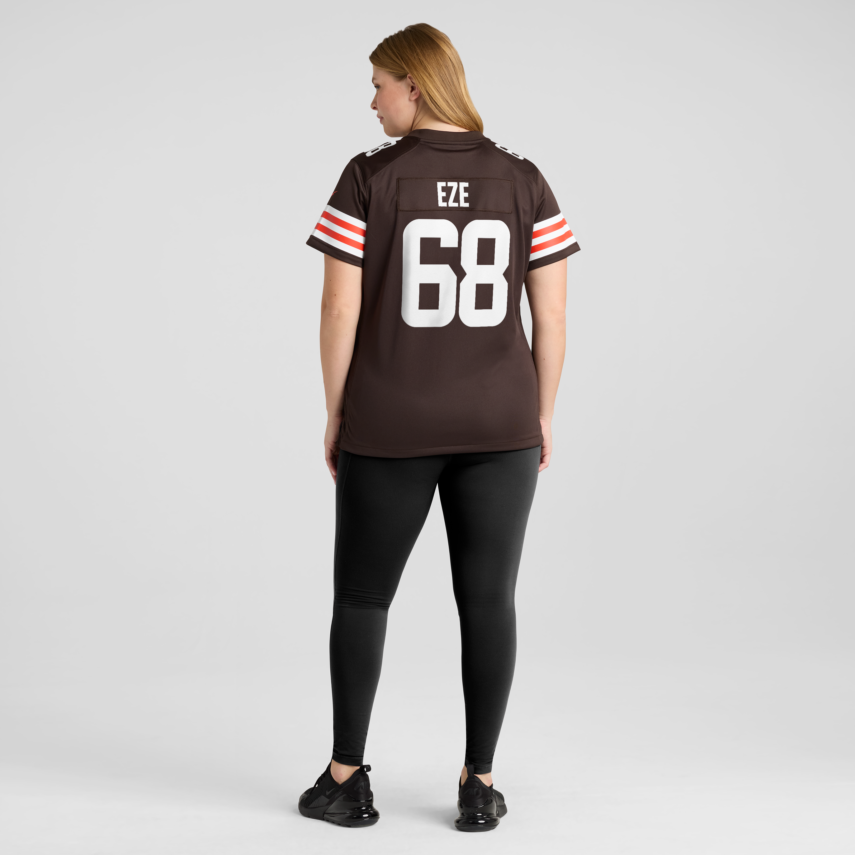 Maillot de match Nike Obinna Eze Brown pour femme, équipe des Cleveland Browns