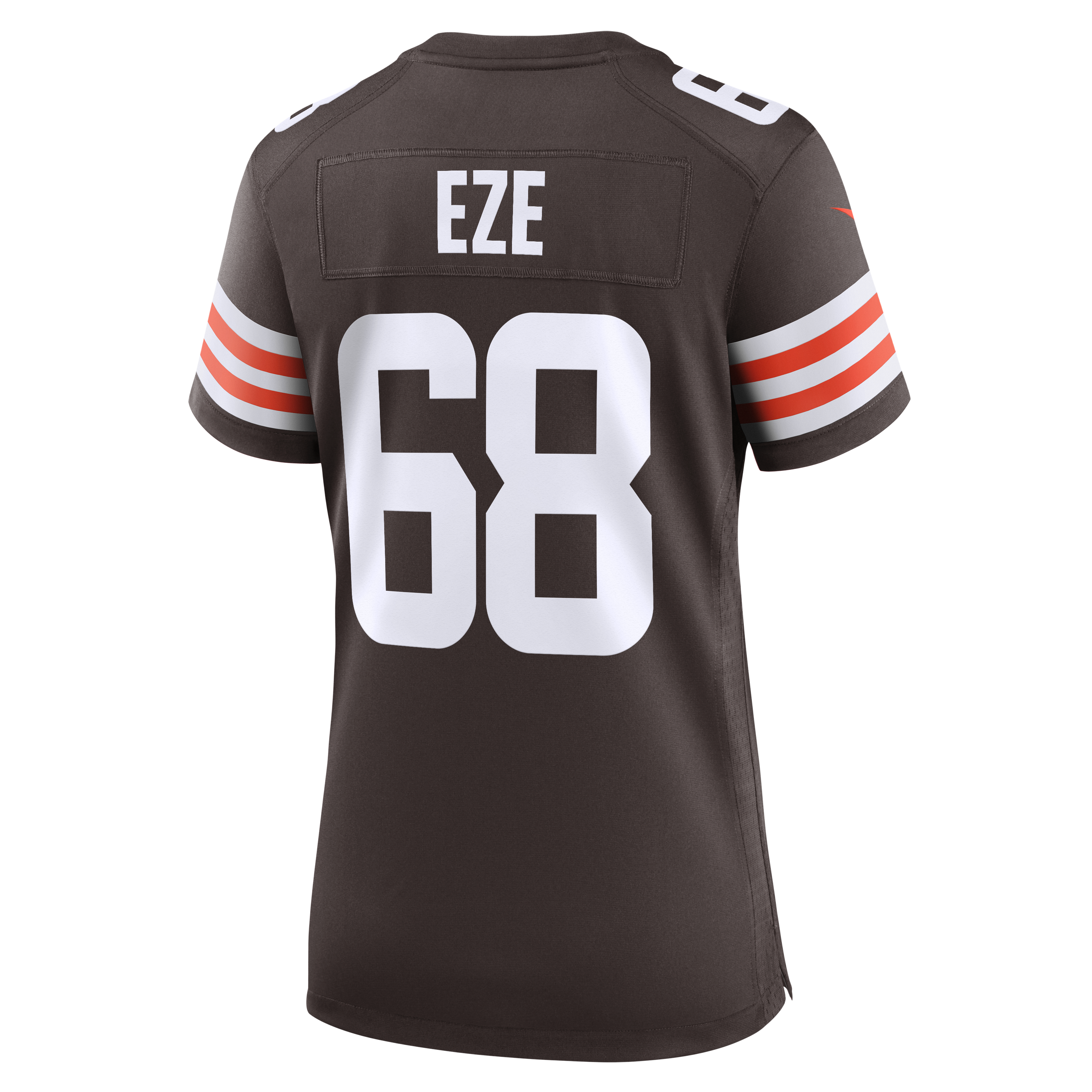 Maillot de match Nike Obinna Eze Brown pour femme, équipe des Cleveland Browns