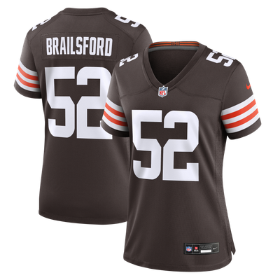 Parker Brailsford Cleveland Browns Nike Women's Team Game Jersey - Brown