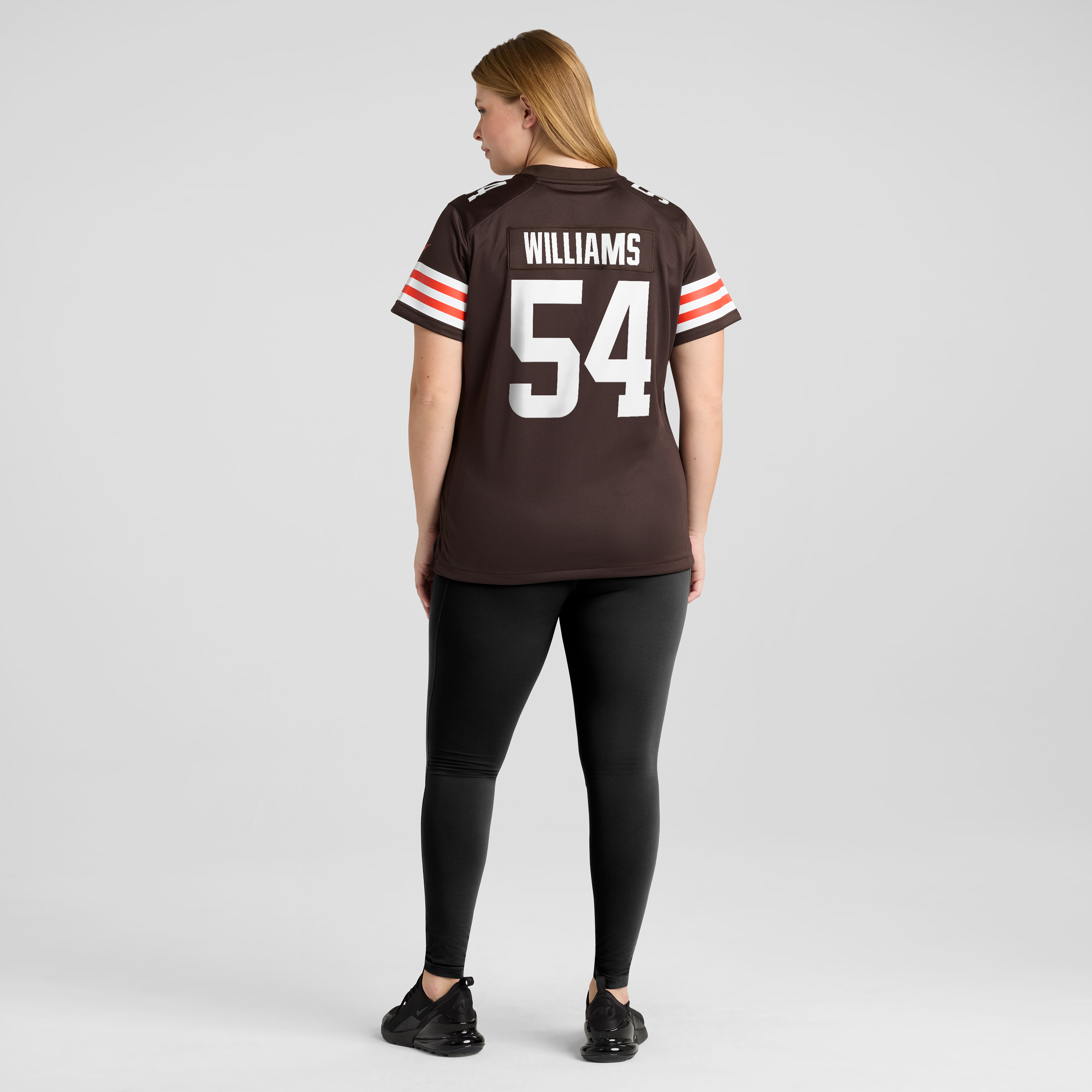 Maillot de match Nike Sam Williams marron des Cleveland Browns pour femmes