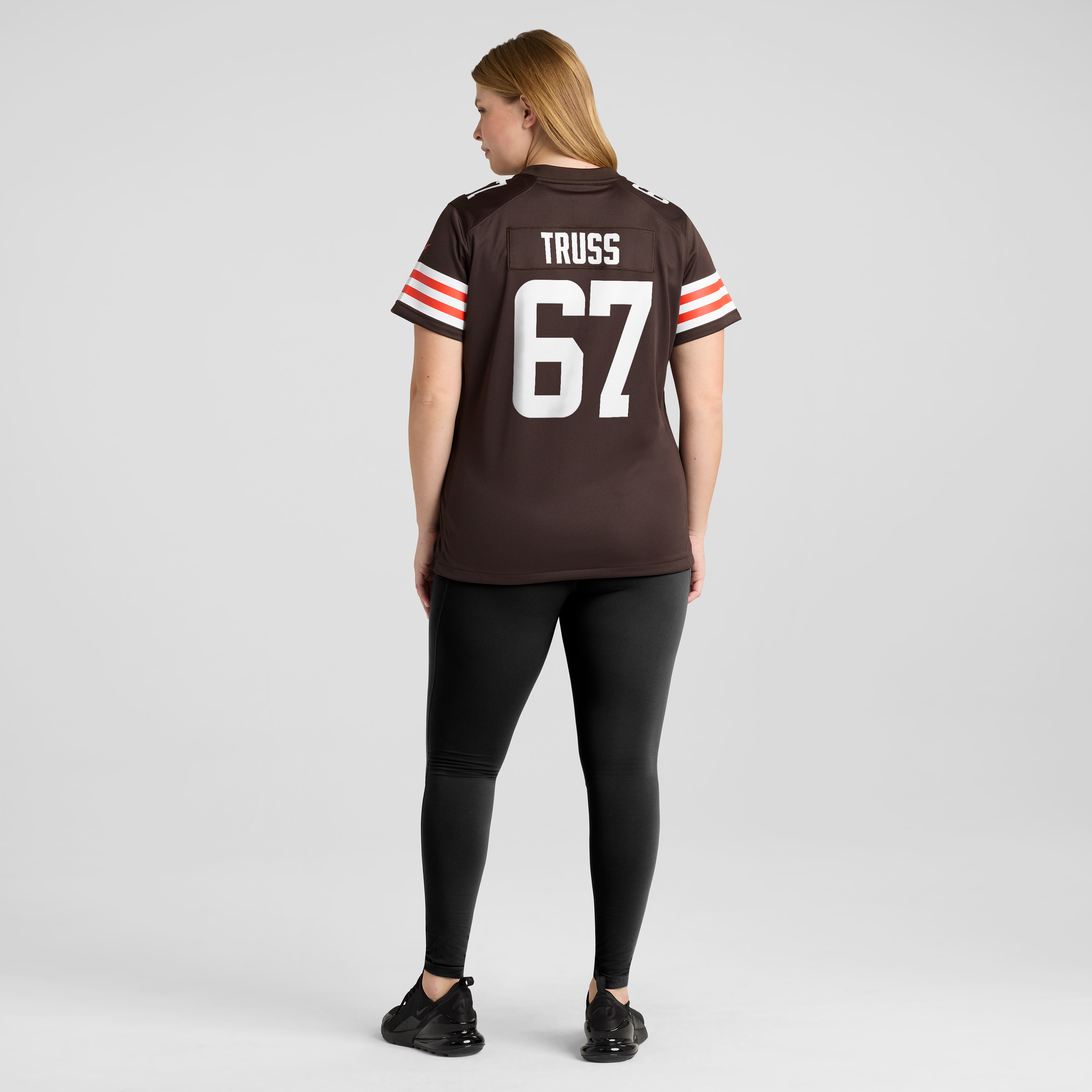 Maillot de match Nike Xavier Truss marron des Cleveland Browns pour femmes