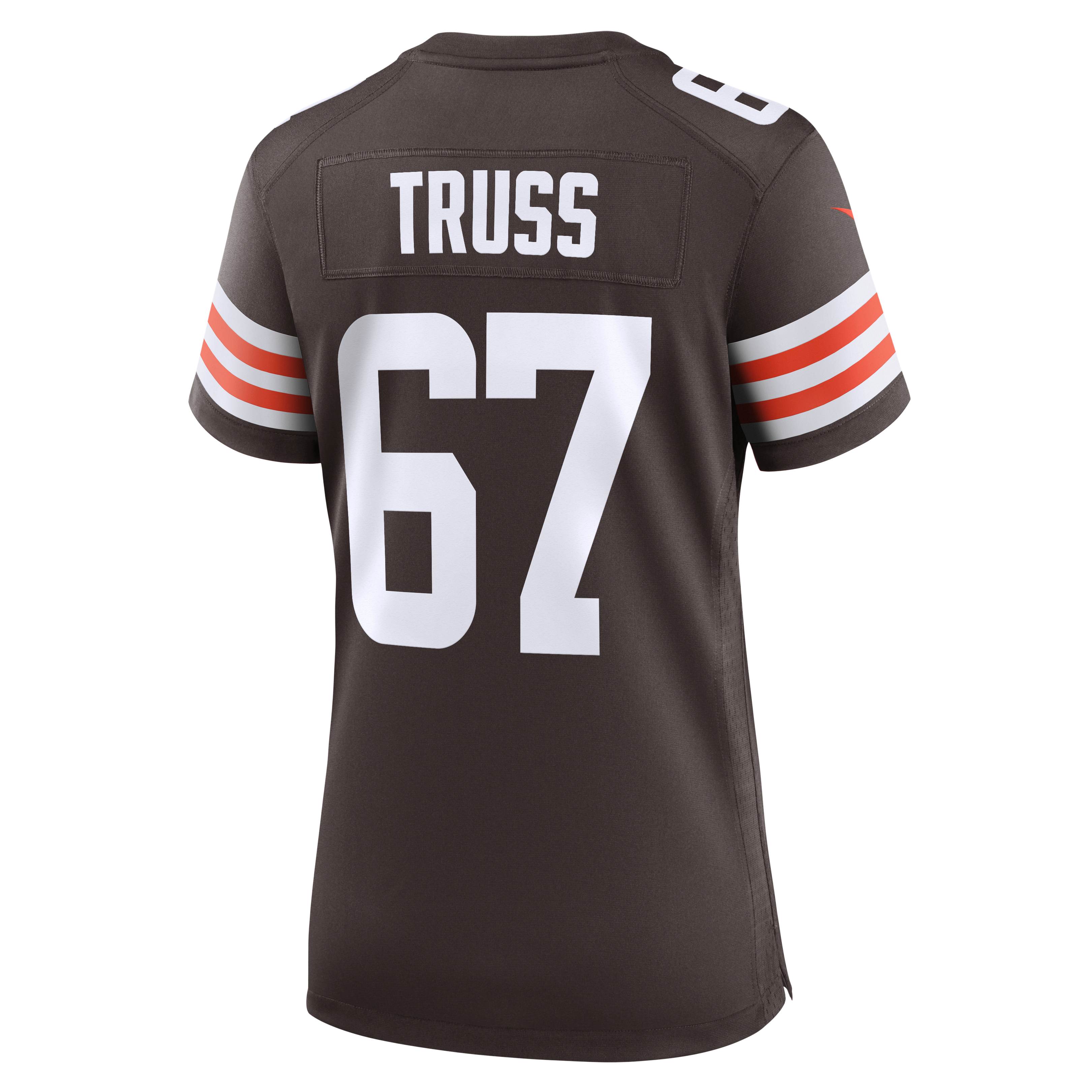 Maillot de match Nike Xavier Truss marron des Cleveland Browns pour femmes