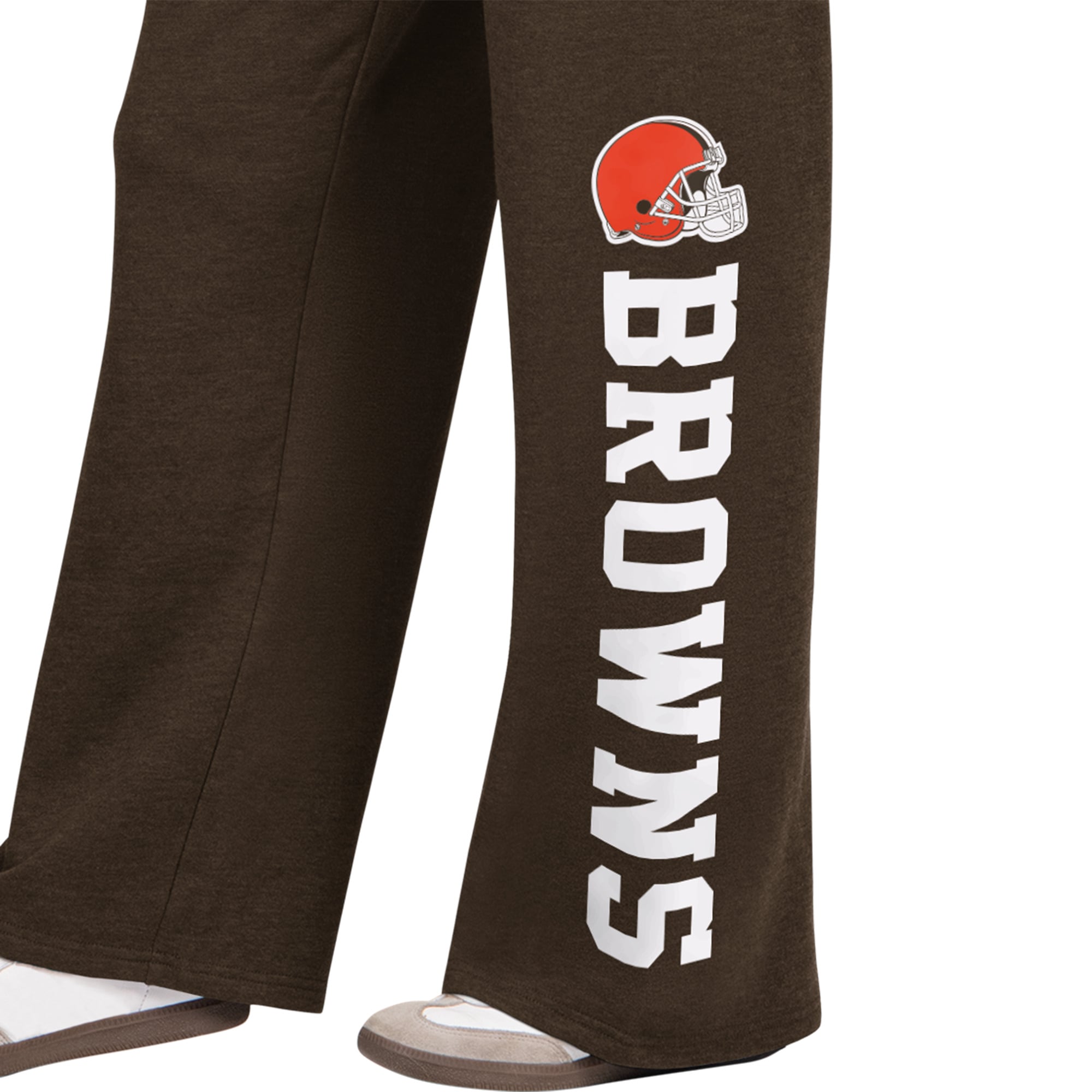 Women's Starter Brown Cleveland Browns Field Wide Leg Sweatpants