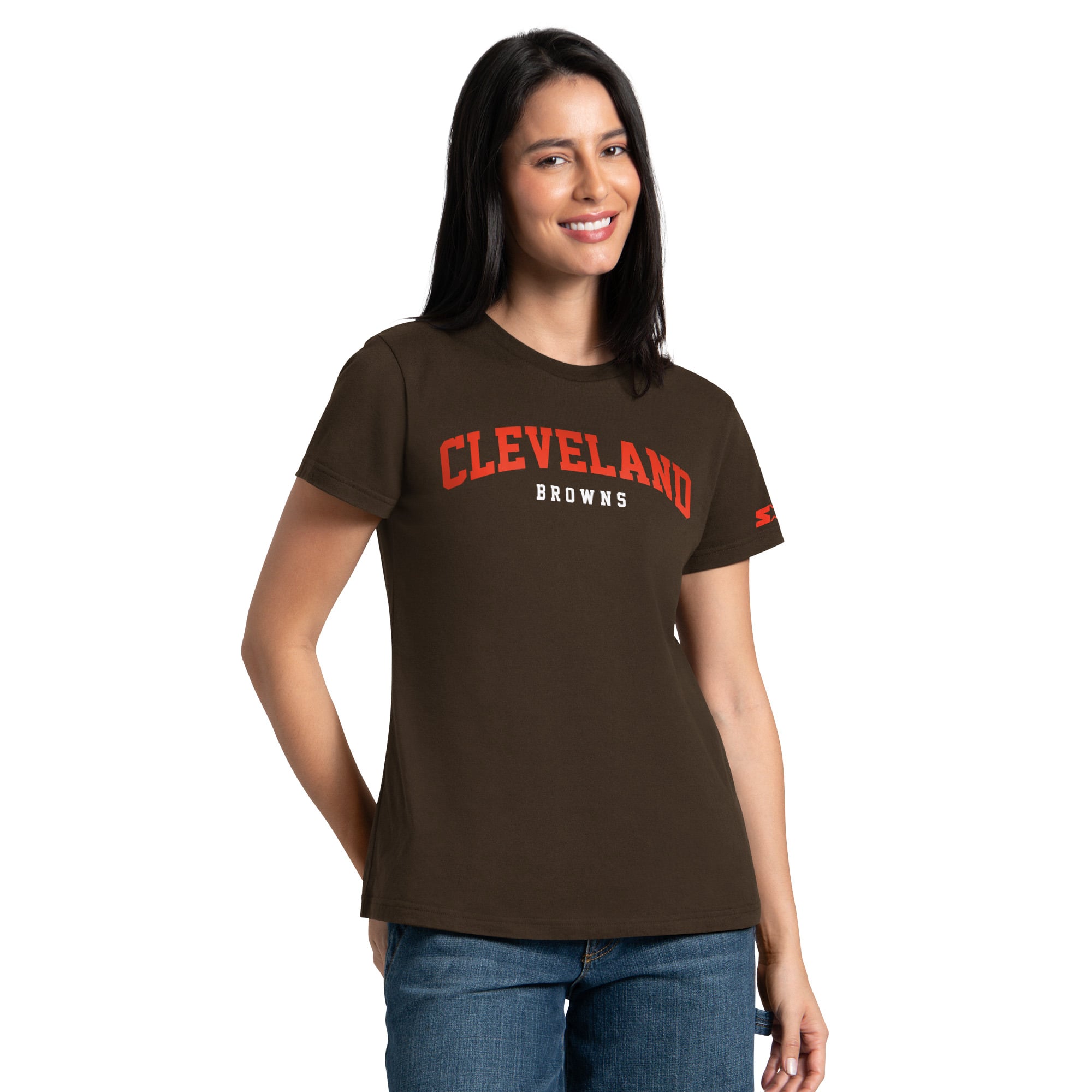 Pack de t-shirts Cleveland Browns marron/orange pour femmes