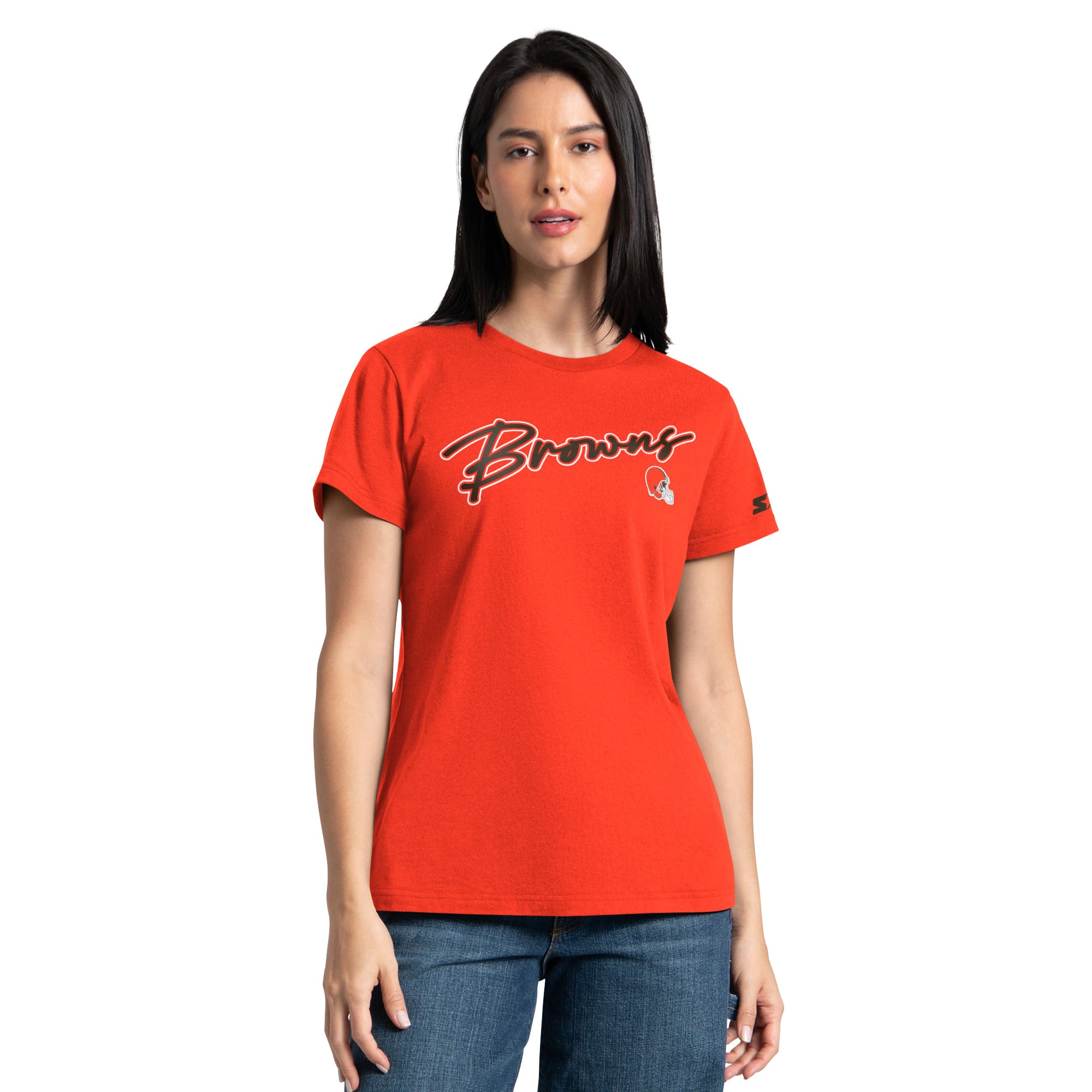 Pack de t-shirts Cleveland Browns marron/orange pour femmes