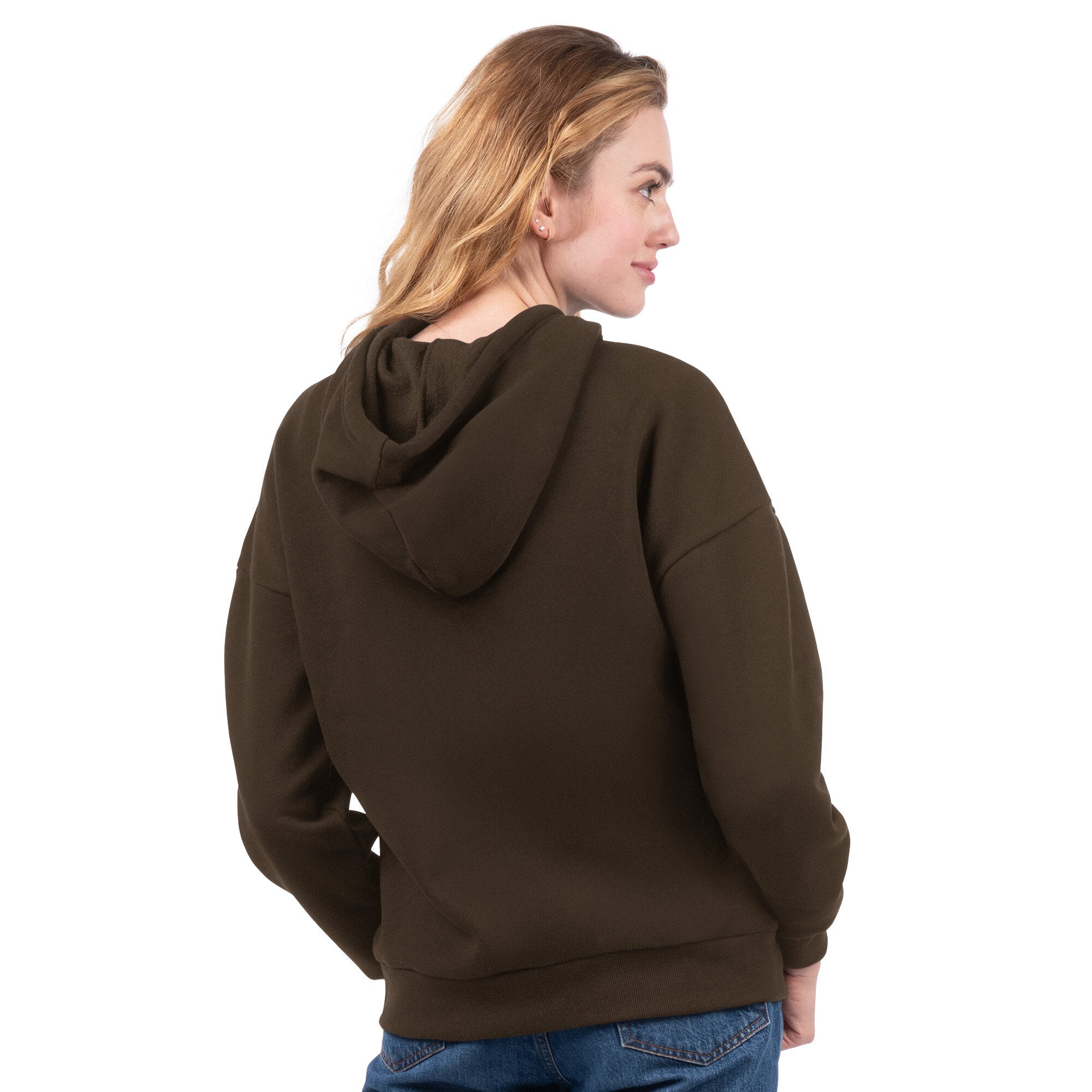 Ensemble sweat à capuche et t-shirt Cleveland Browns orange/marron pour femme