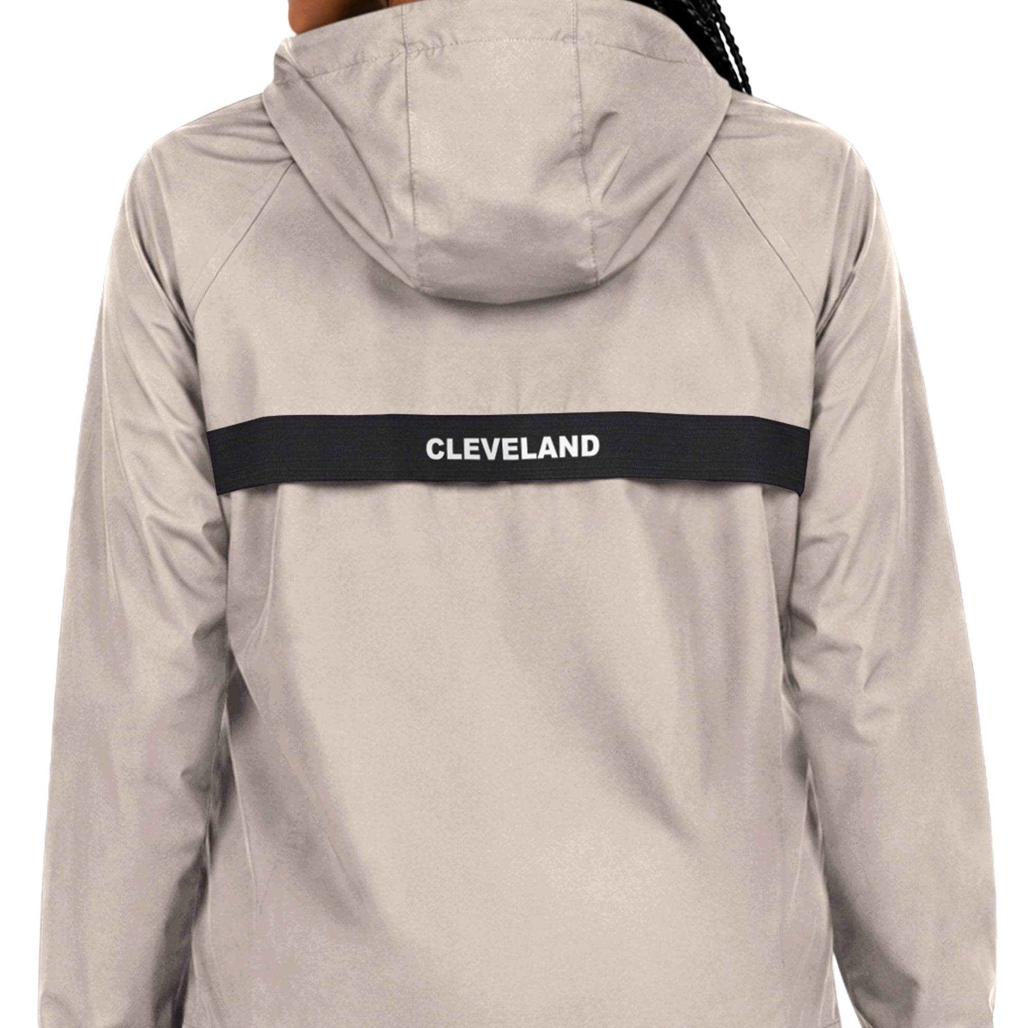 Veste raglan légère à fermeture éclair intégrale Starter Tan Cleveland Browns pour femme
