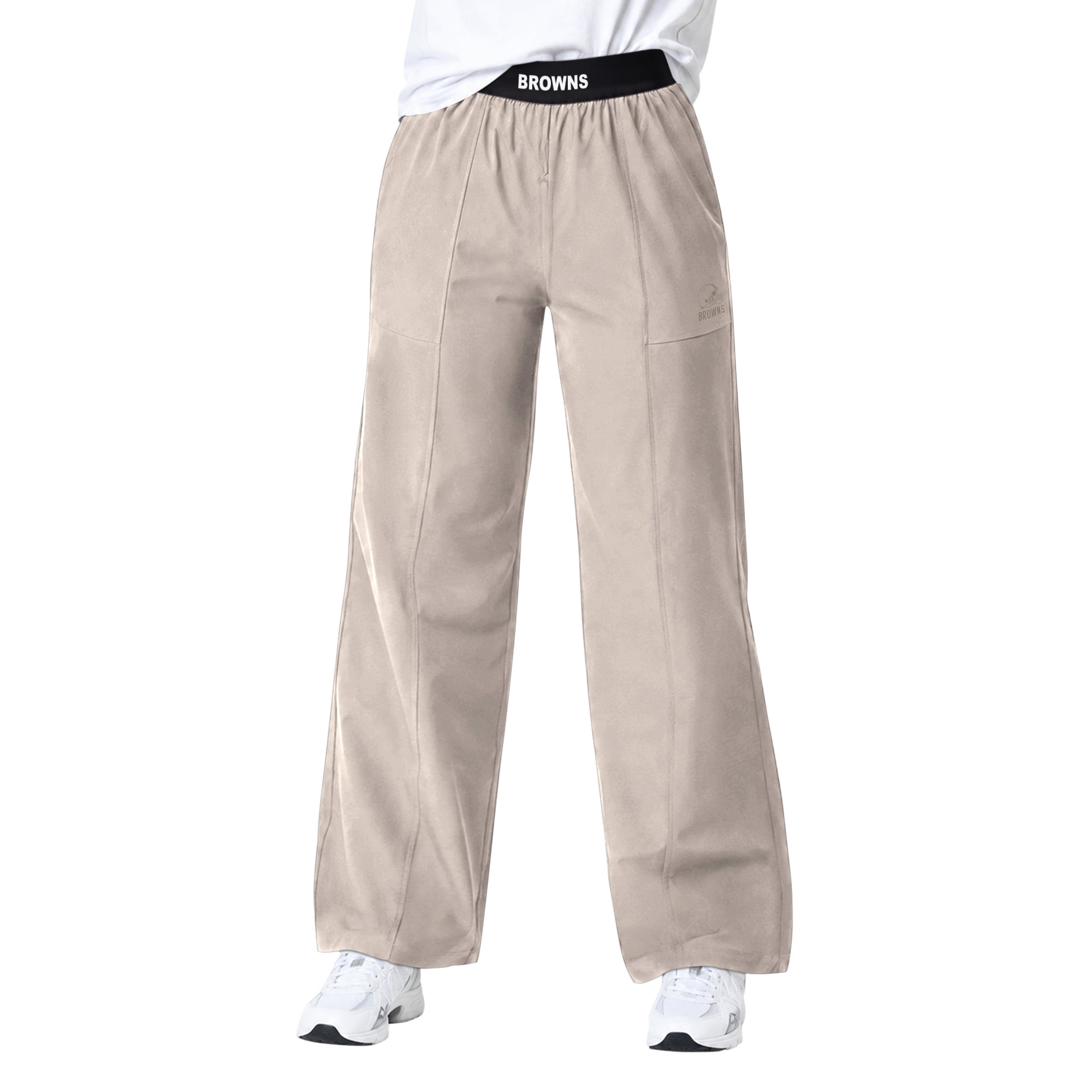 Pantalon de sport à jambes larges Starter Tan Cleveland Browns pour femme