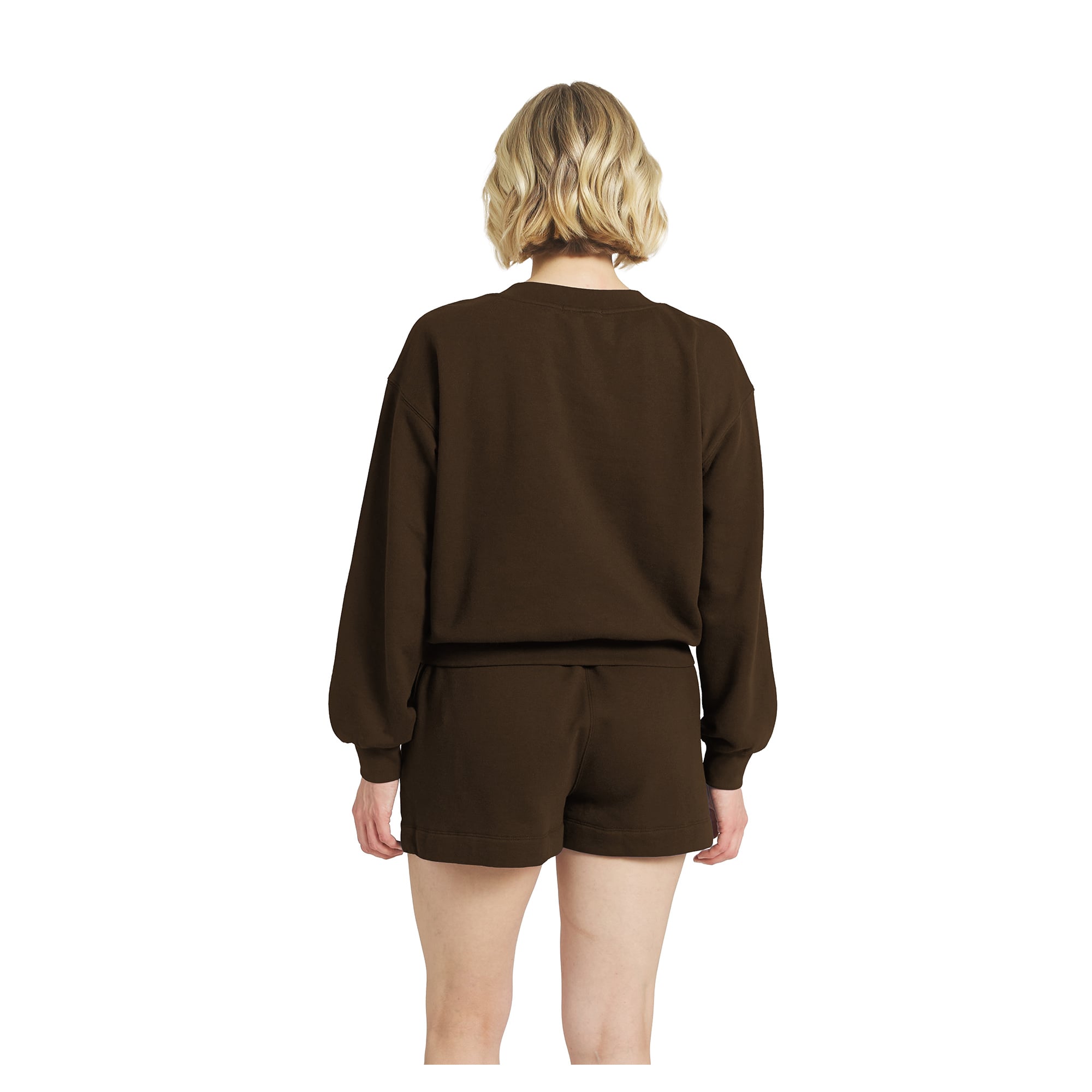 Women's WEAR by Erin Andrews Brown Cleveland Browns Fleece V-Neck Lounge Set