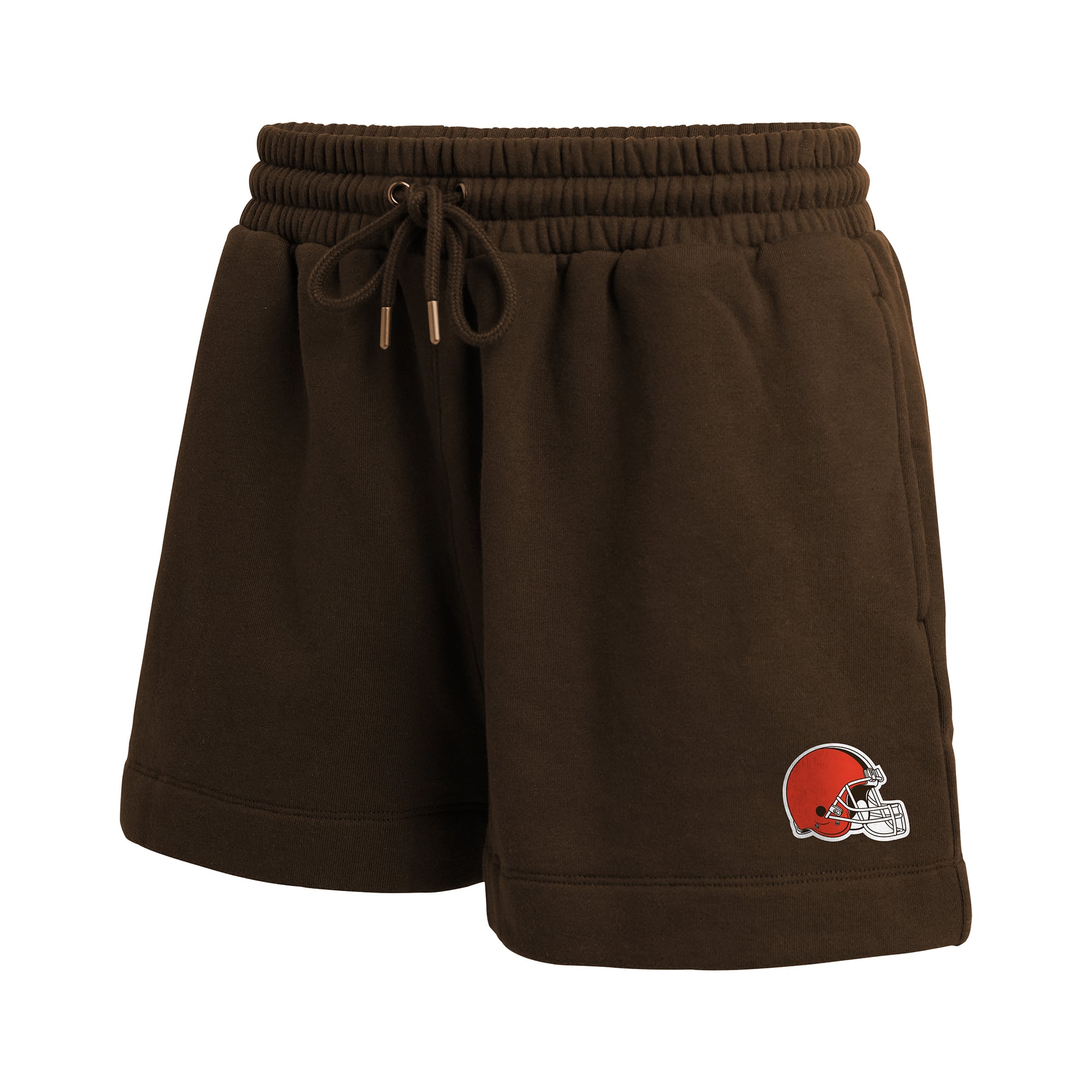Women's WEAR by Erin Andrews Brown Cleveland Browns Fleece V-Neck Lounge Set