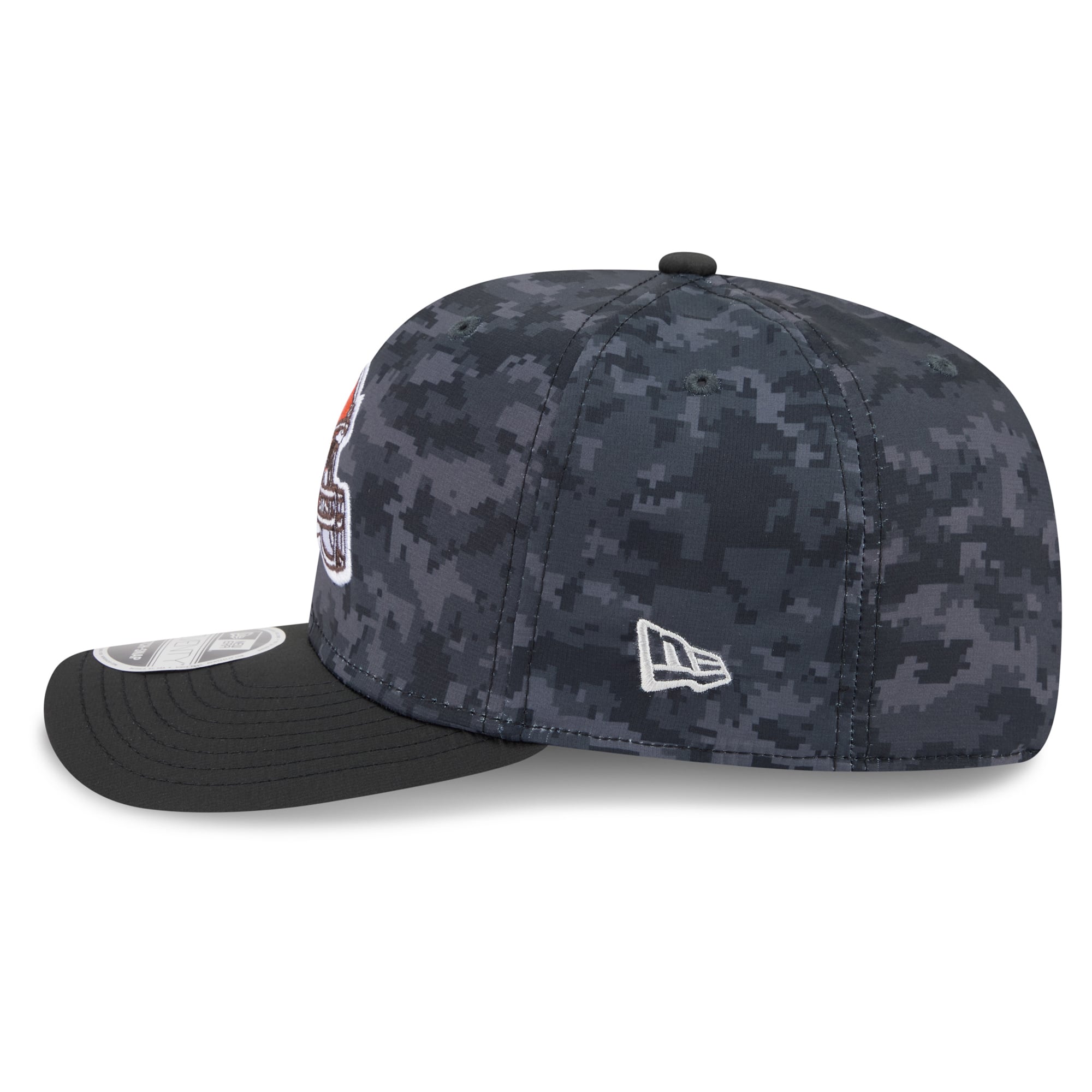 Casquette ajustable New Era noire Cleveland Browns 2026 Salute To Service 9SEVENTY pour jeunes