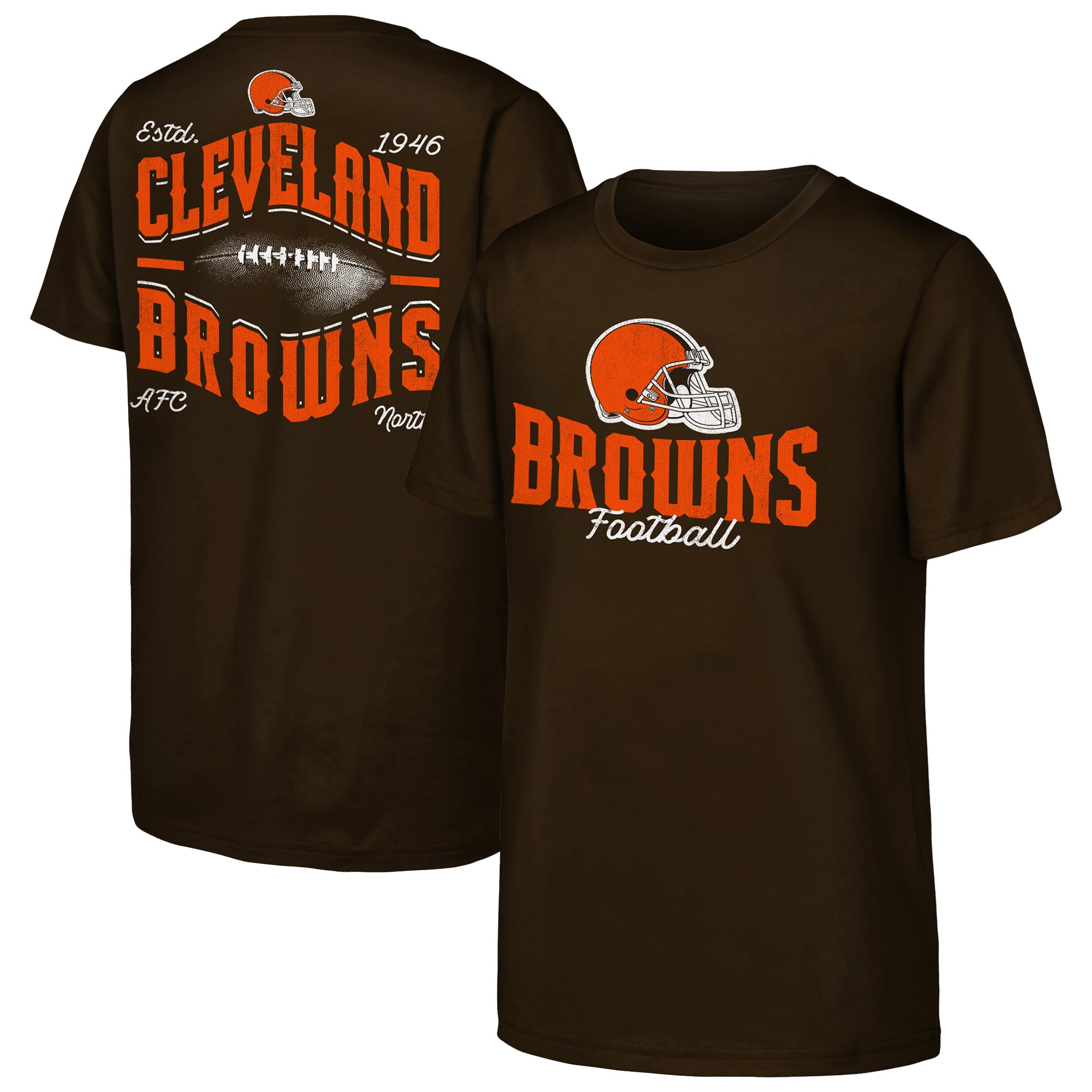 T-shirt Outerstuff marron pour jeunes, Cleveland Browns, meilleur choix
