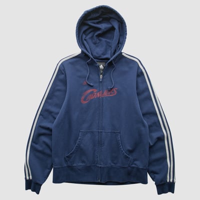 Cleveland Cavaliers Adidas 2000s Full Zip Sweatshirt - Blue - XS By Fanatics Real Vintage
