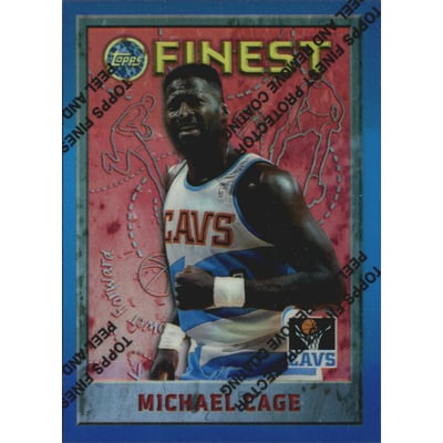 1995-96 Finest Refractors #160 Michael Cage