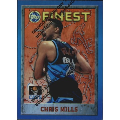 1995-96 Finest Refractors #86 Chris Mills
