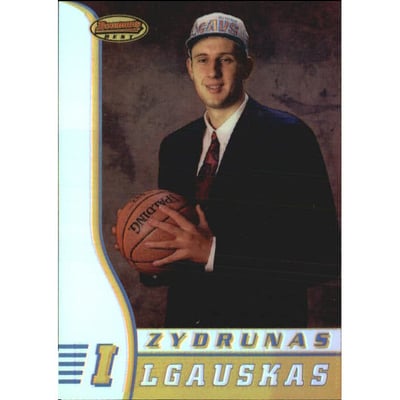 1996-97 Bowman's Best Refractors #R25 Zydrunas Ilgauskas