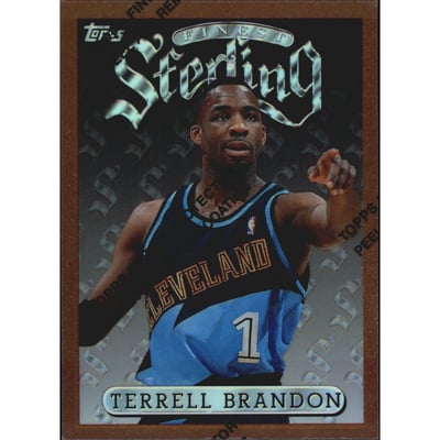 1996-97 Finest Refractors #51 Terrell Brandon B