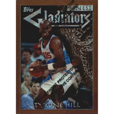 1996-97 Finest Refractors #6 Tyrone Hill B