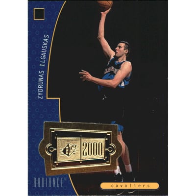 1998-99 SPx Finite Radiance #162 Zydrunas Ilgauskas SPx