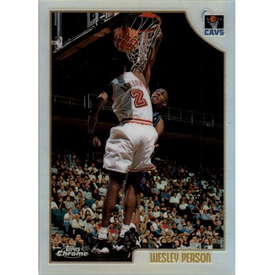 1998-99 Topps Chrome Refractors #96 Wesley Person