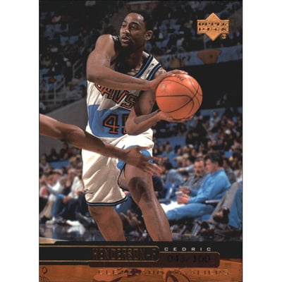 1999-00 Upper Deck Bronze #202 Cedric Henderson