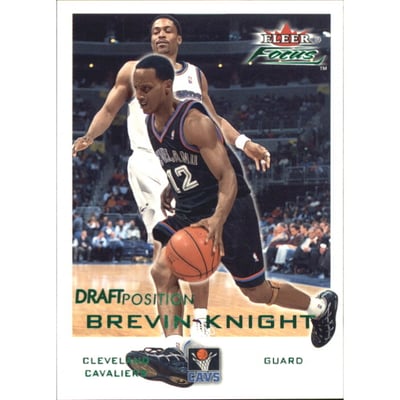 2000-01 Fleer Focus Draft Position #58 Brevin Knight/100